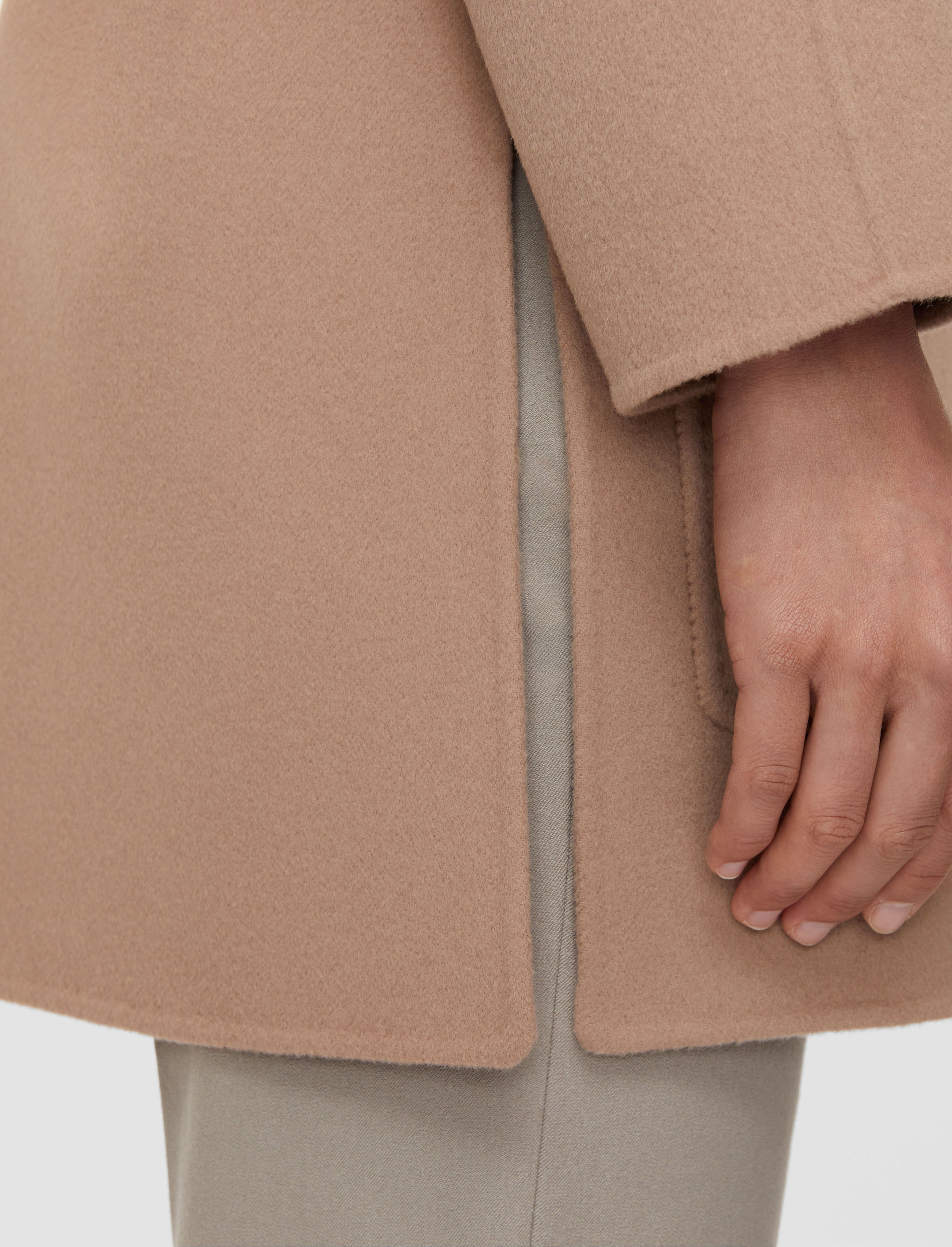 Clemence Double Face Cashmere Coat - 5