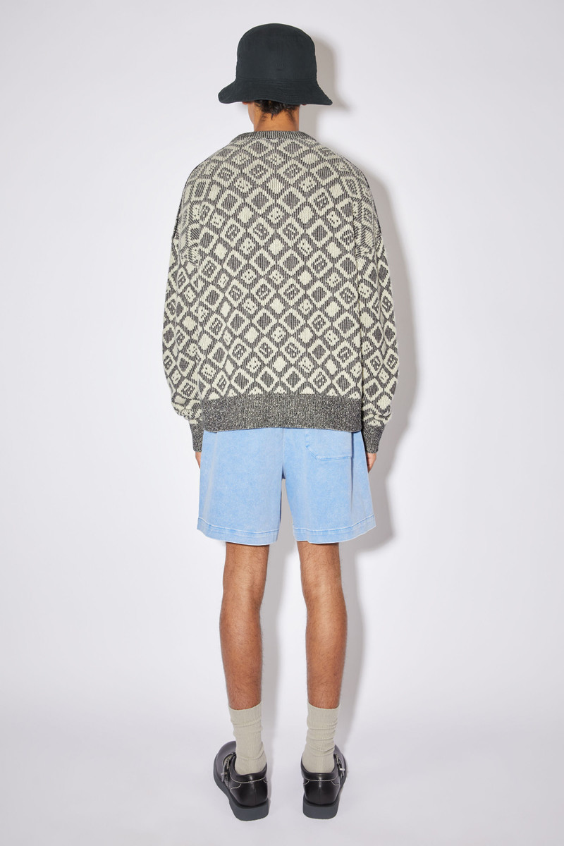 Face tiles jumper - Black/oatmeal beige 3