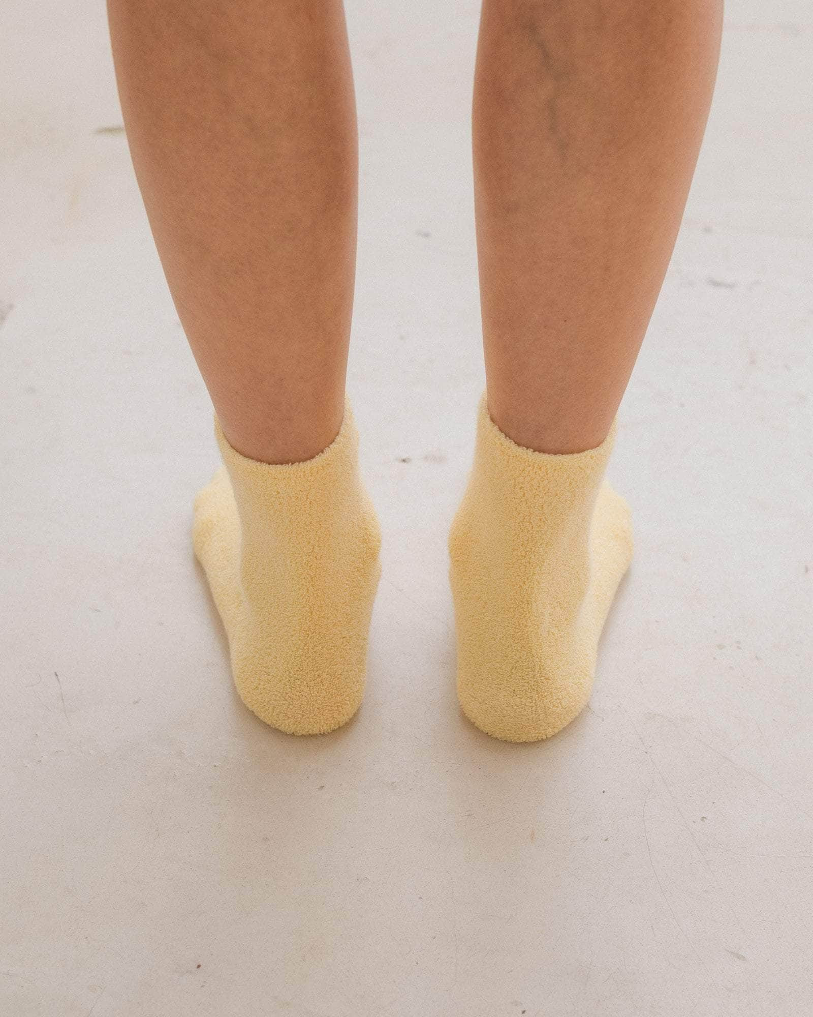 Buckle Overankle Socks - Textured Organic Cotton - 2
