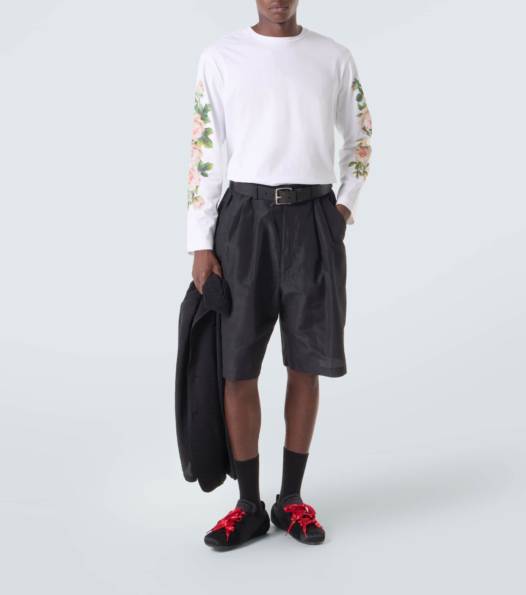 Rose Bouquet cotton jersey T-shirt - 2