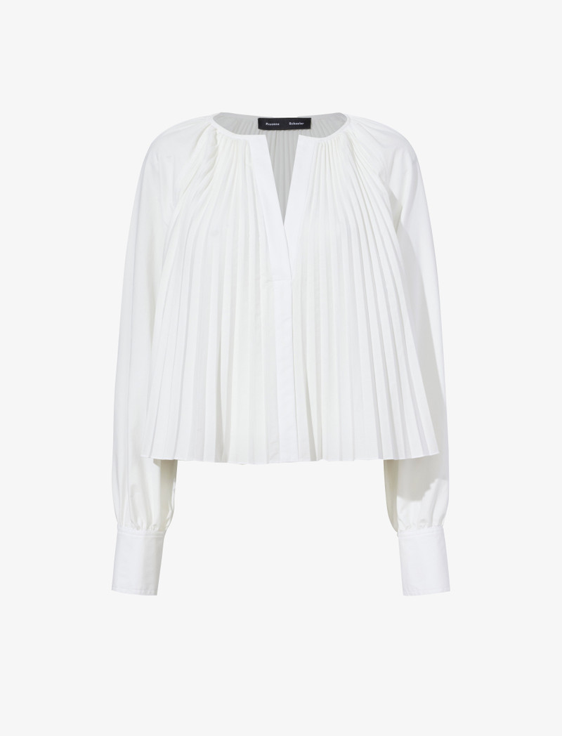 Monica Top in Compact Poplin - 1