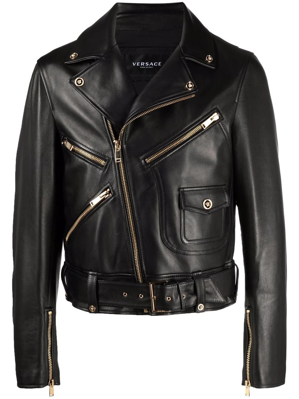 Nappa leather biker jacket - 1