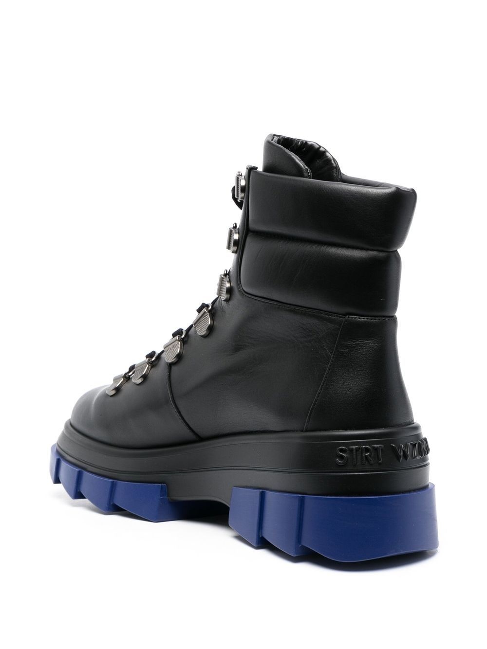 lace-up leather boots - 3