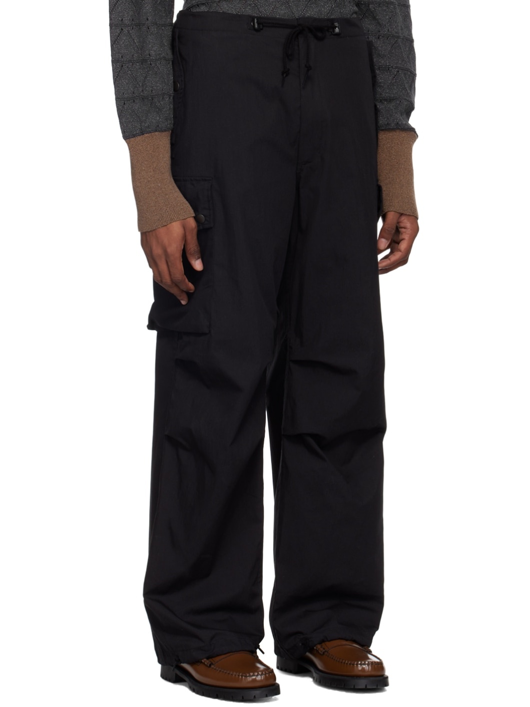 Black Field Cargo Pants - 2