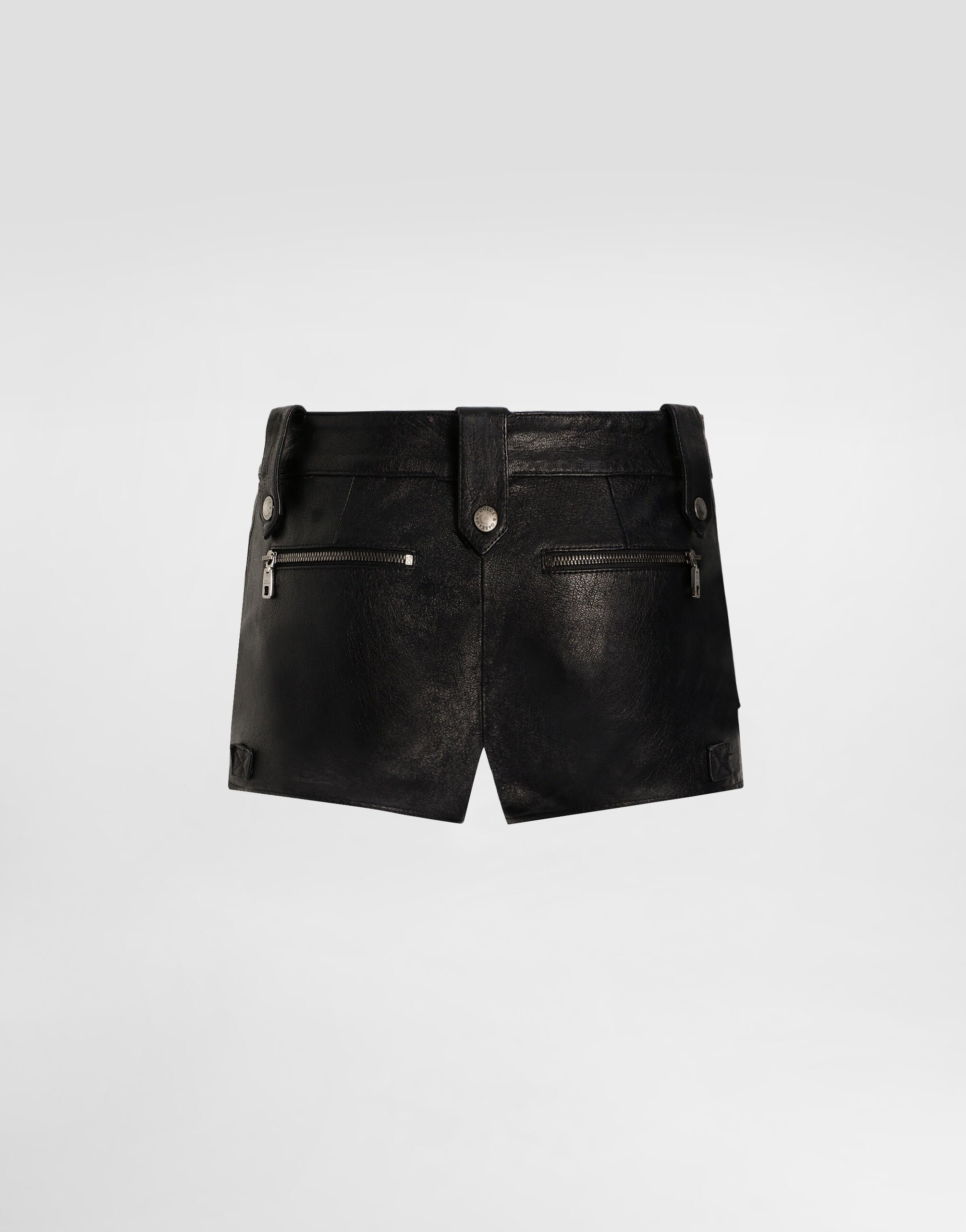 Vintage leather shorts - 7
