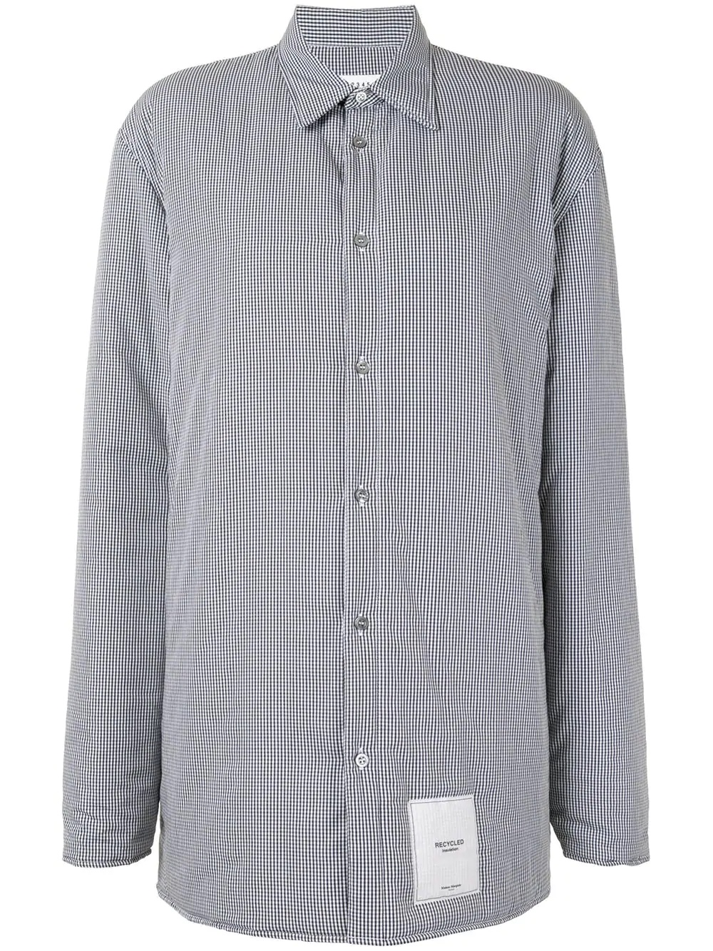 micro check New Relaxed shirt - 1