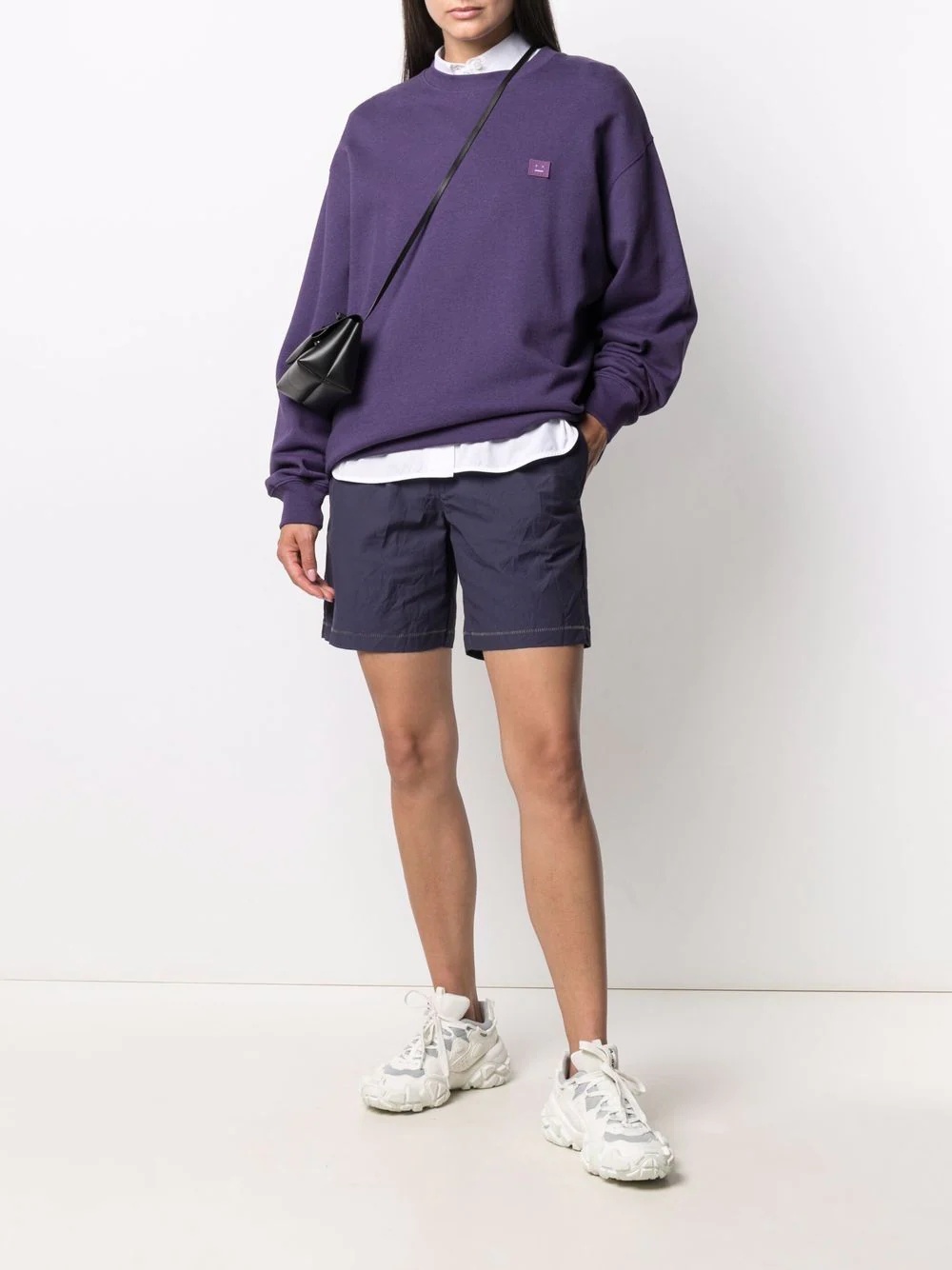 elasticated waistband track shorts - 3