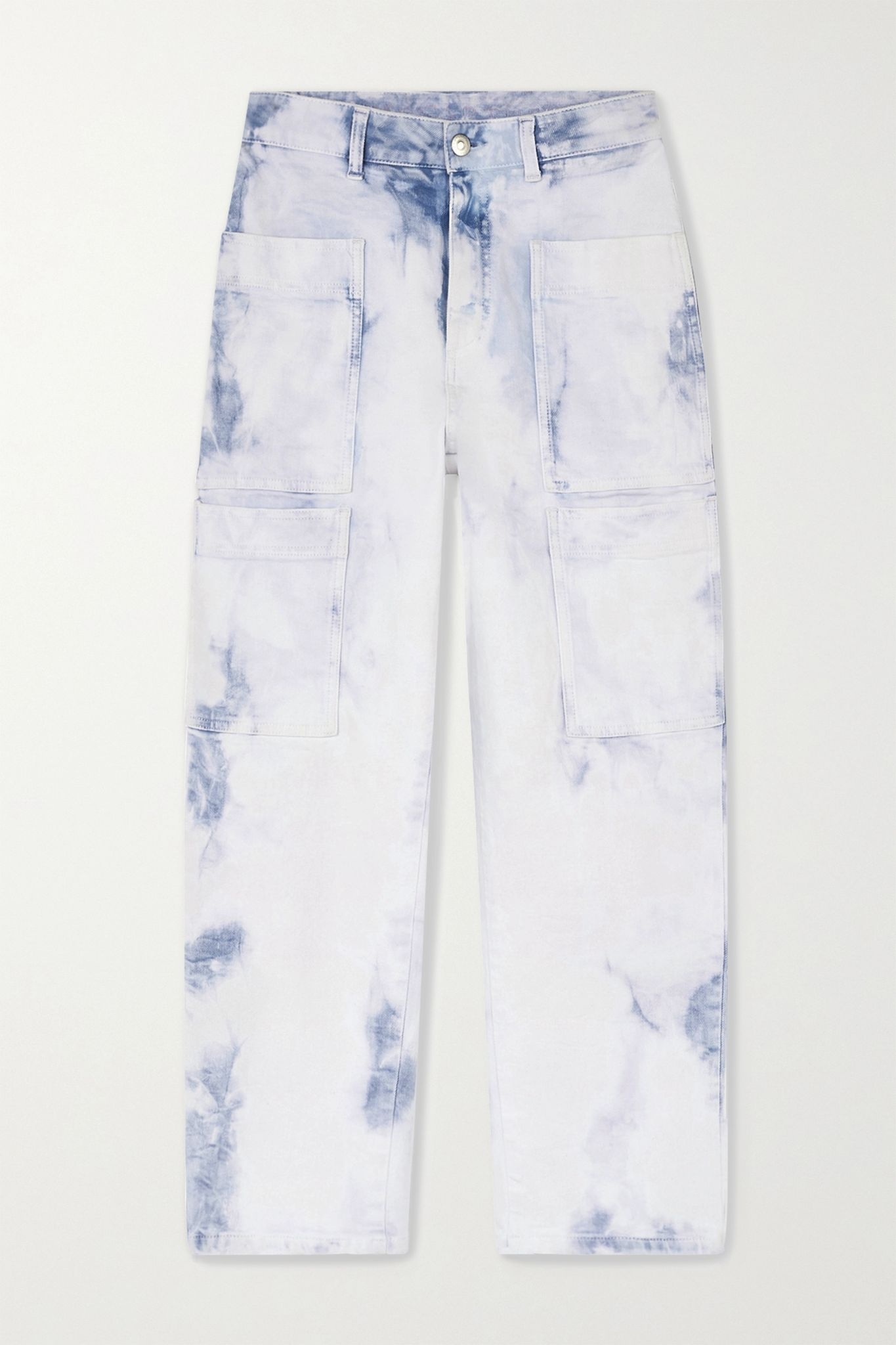 Acid-wash boyfriend jeans - 1