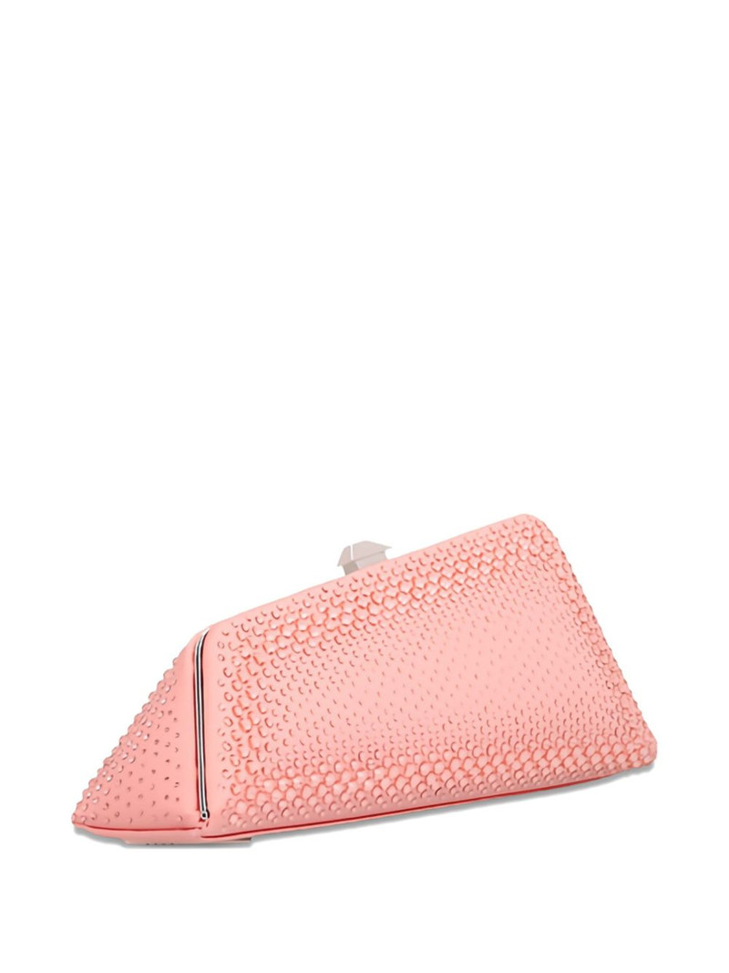 THE ATTICO Long Night crystal-embellished clutch bag outlook