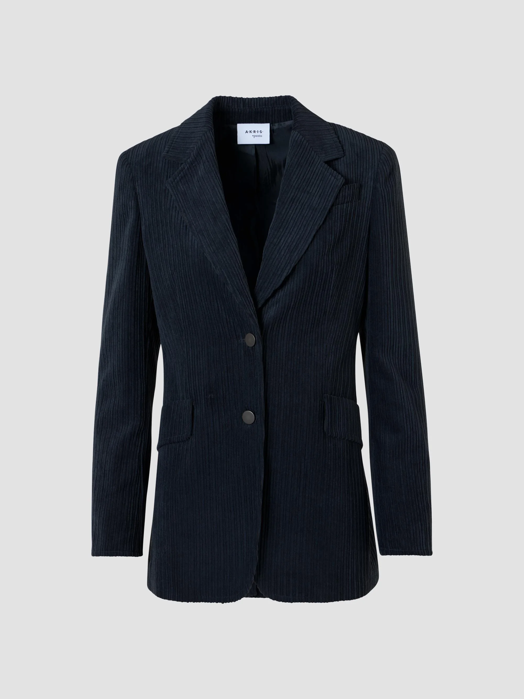 Women's Techno Corduroy Blazer - Navy - 1