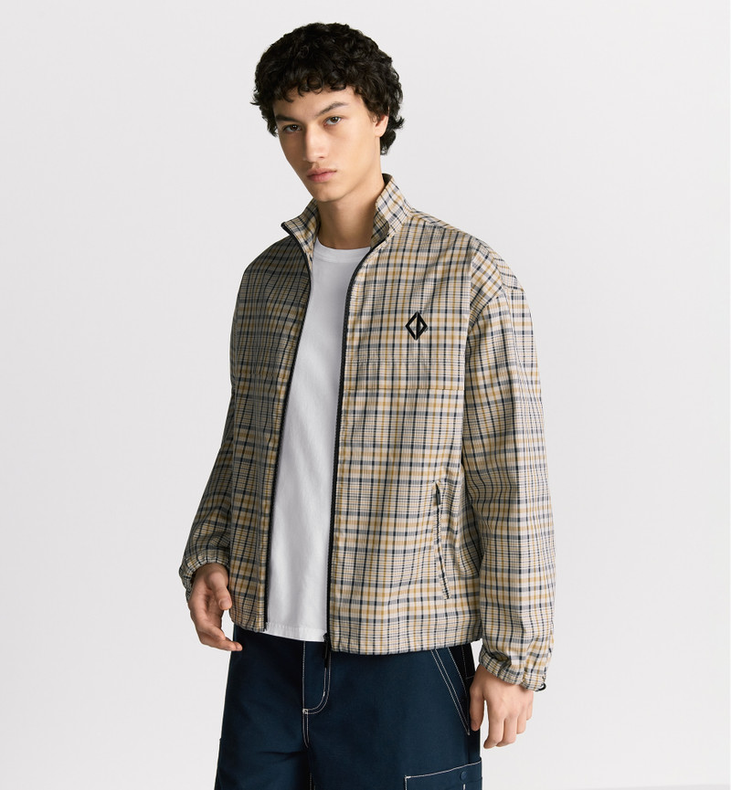 Zipped Shirt with CD Diamond Embroidery 2