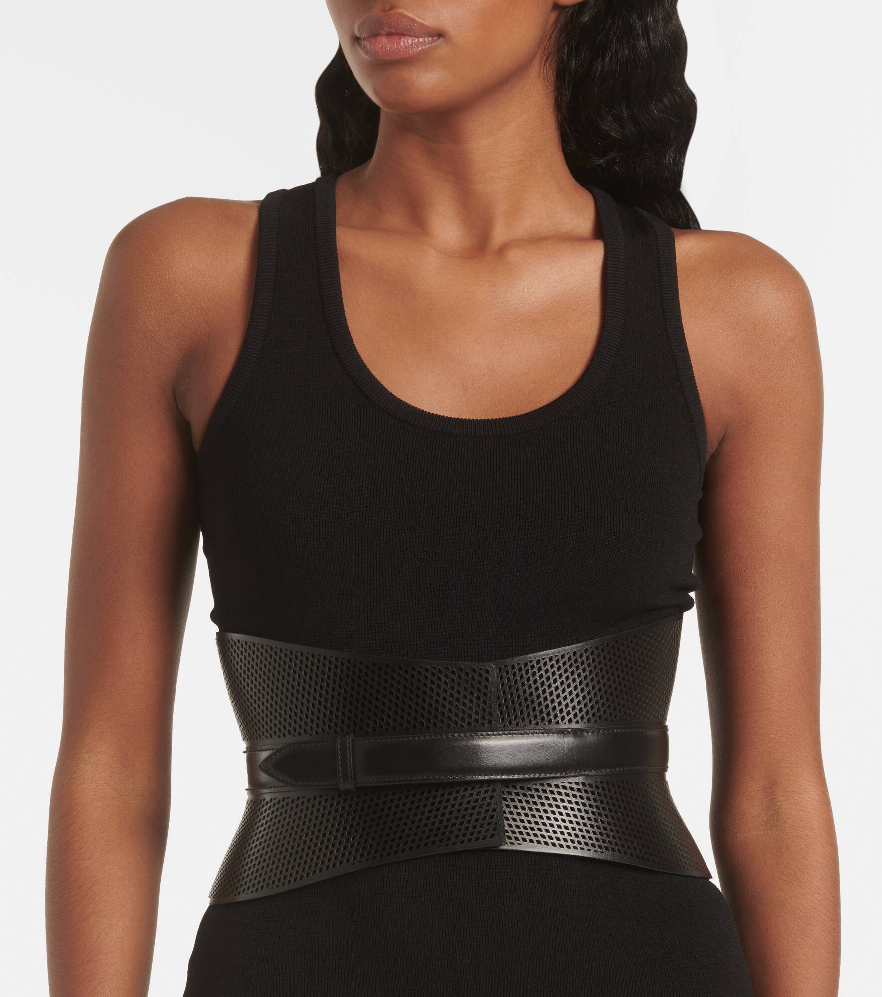 Neo Bustier leather belt - 2