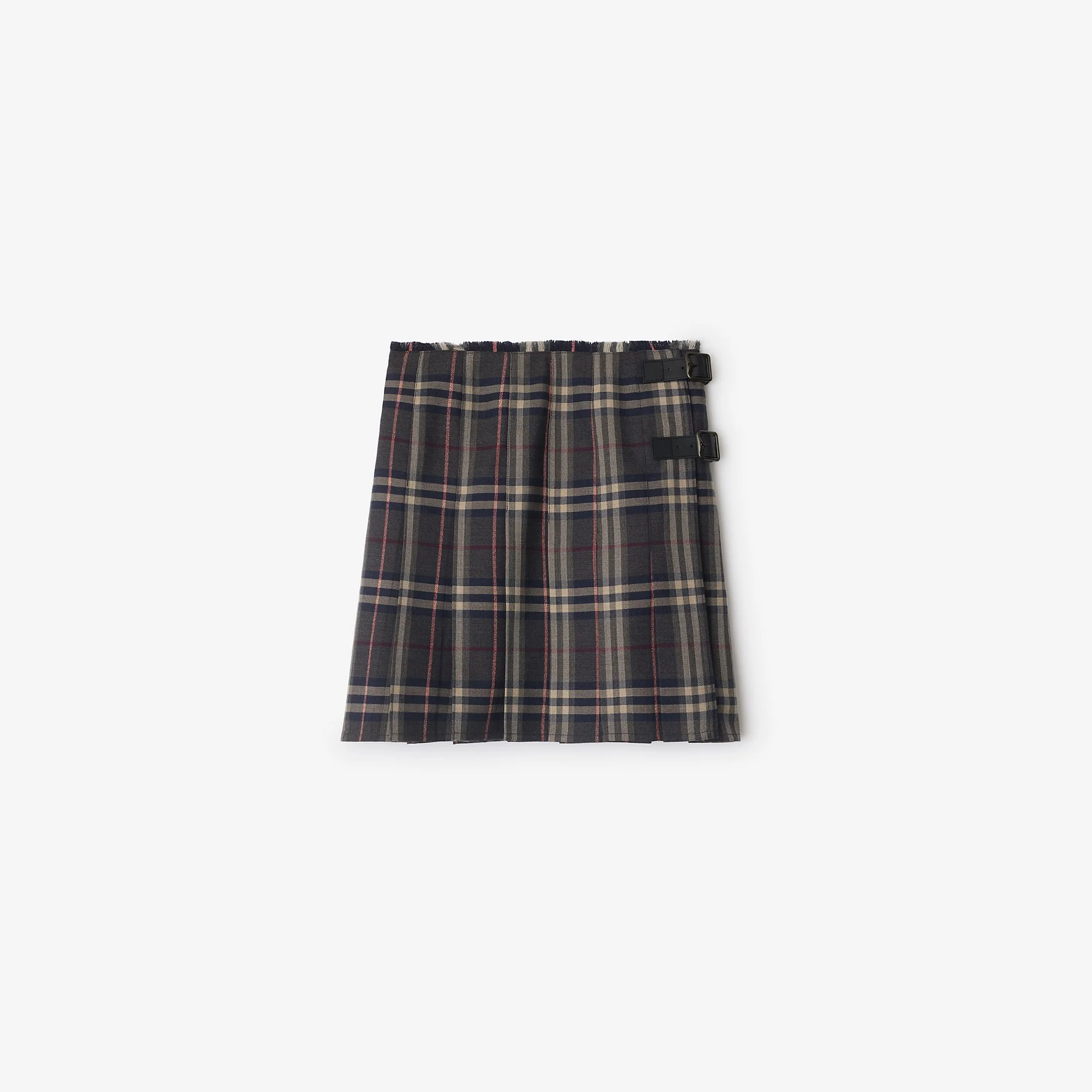 Check Wool Mini Kilt - 1