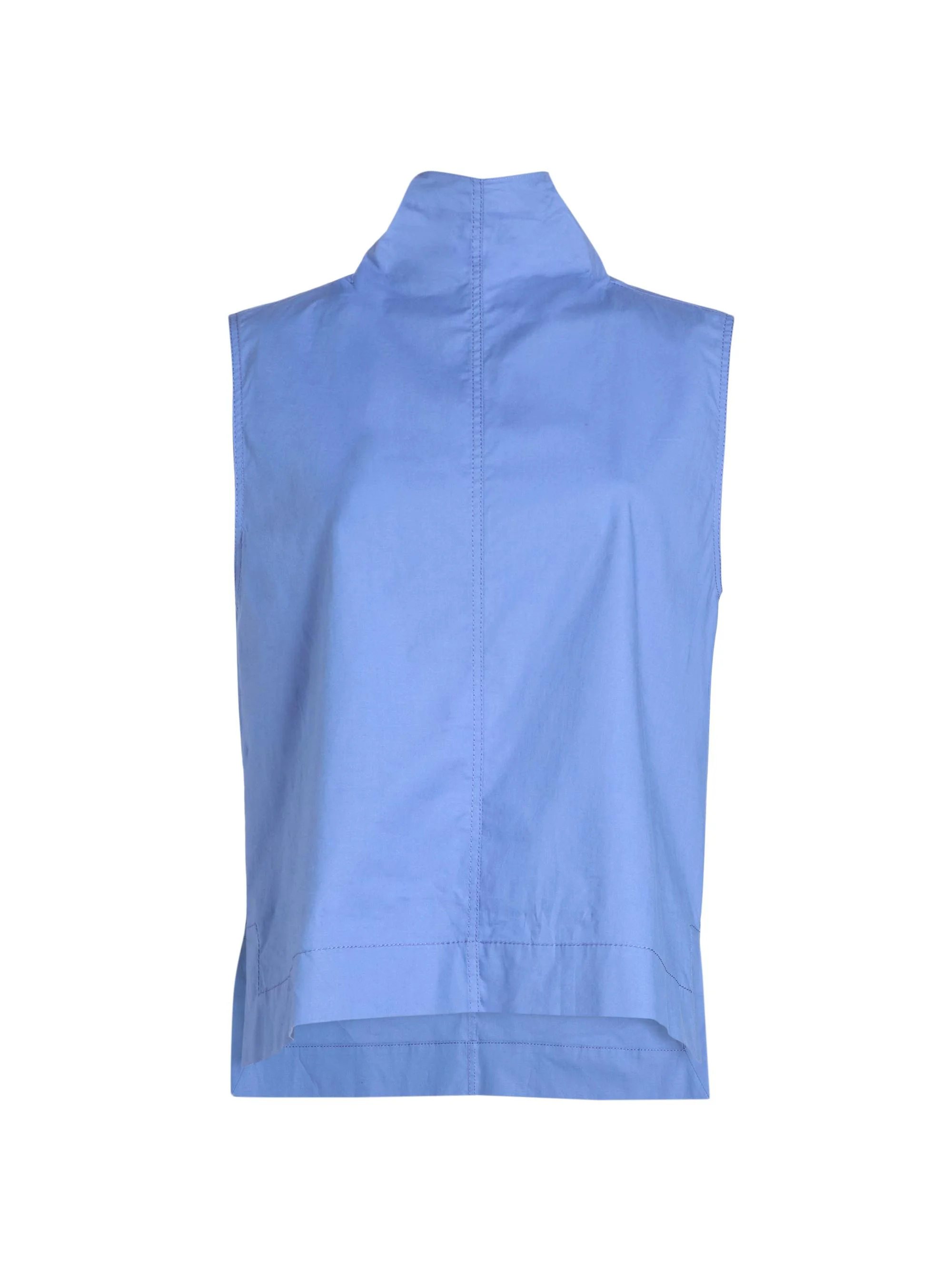 Women's The Finn Cotton Sleeveless Top - French Blue - 1