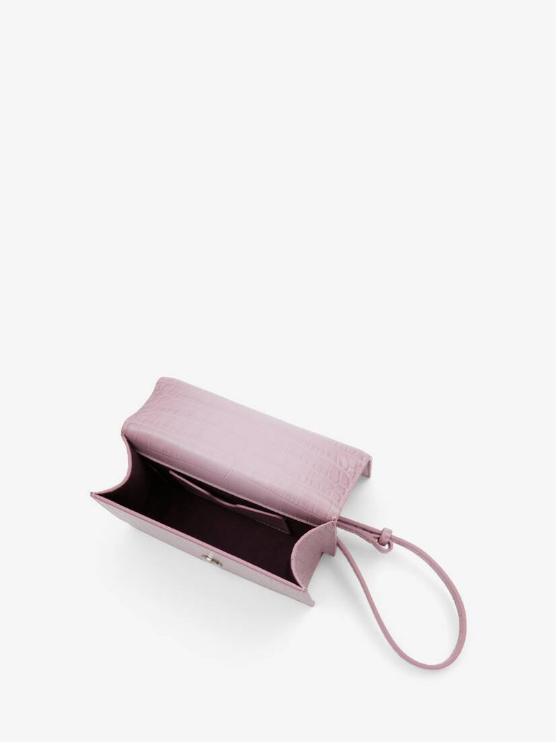 Women's Mini Jewelled Satchel in Antique Pink 4