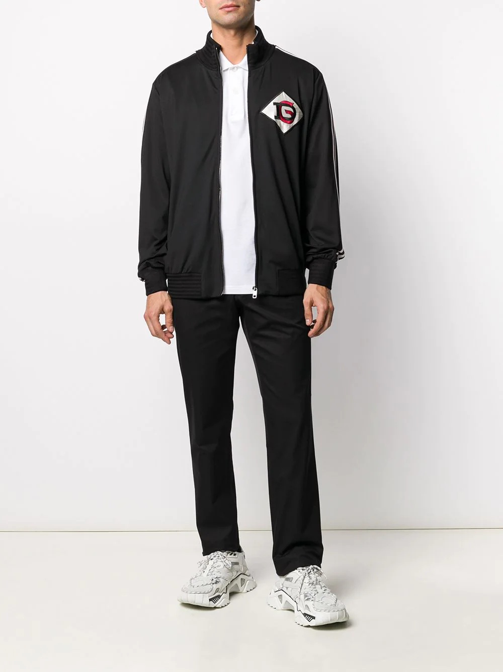 chest logo track jacket - 2