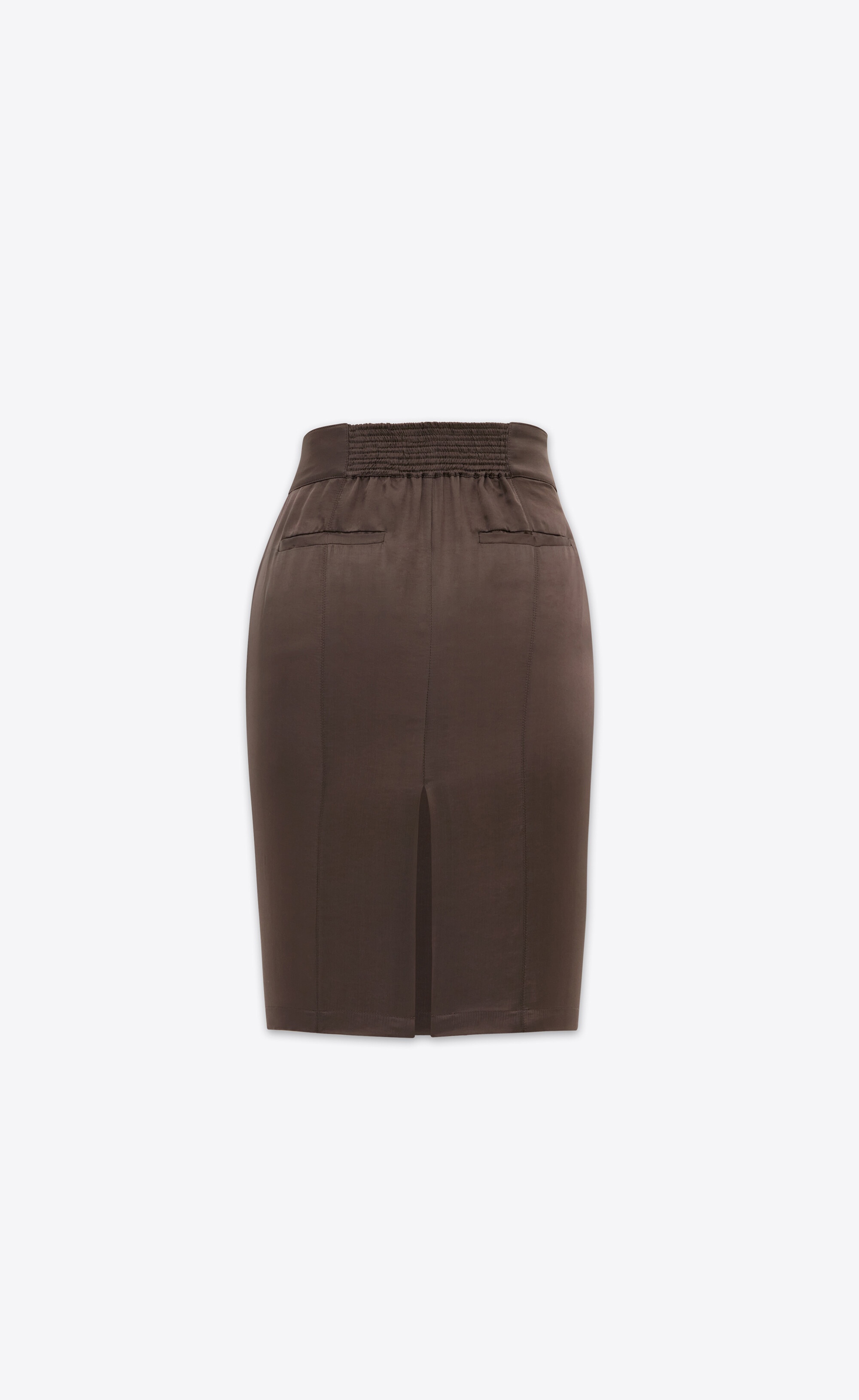 pencil skirt in twill - 2