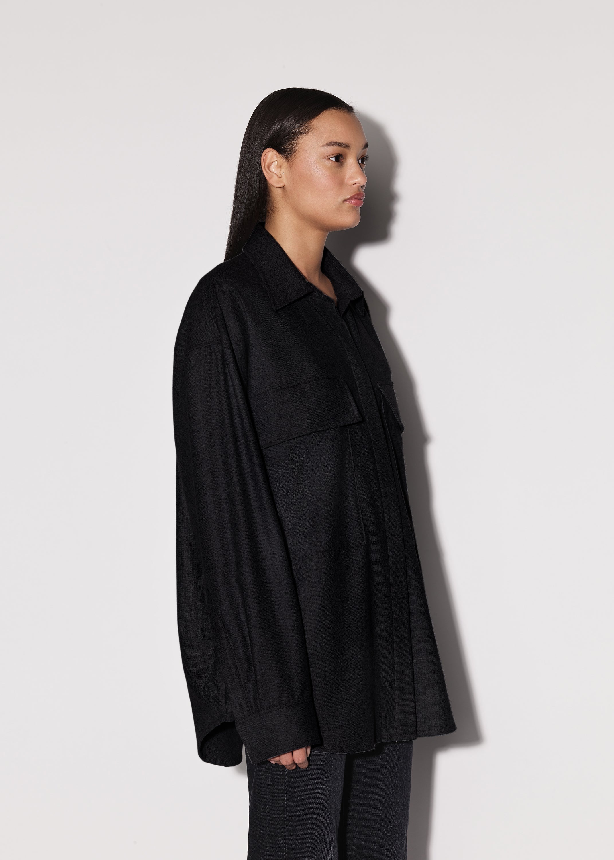 LEATHER WORKWEAR SHIRT - 4