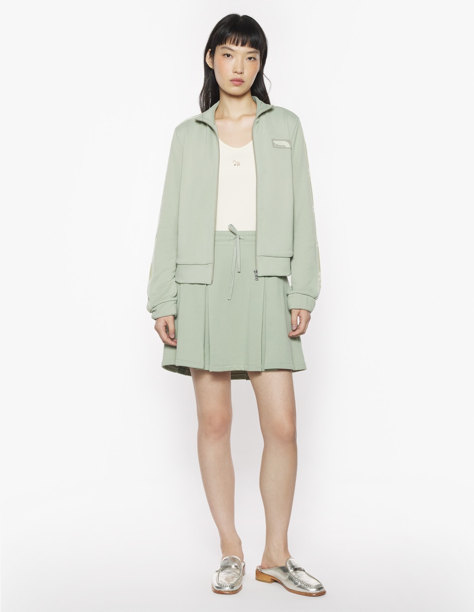 FLASH FOX MINI PLEATED SKIRT - 2