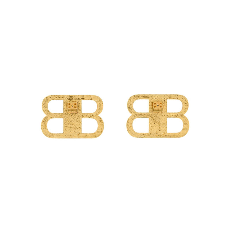 BALENCIAGA Women's Bb 2.0 Earrings in Gold outlook