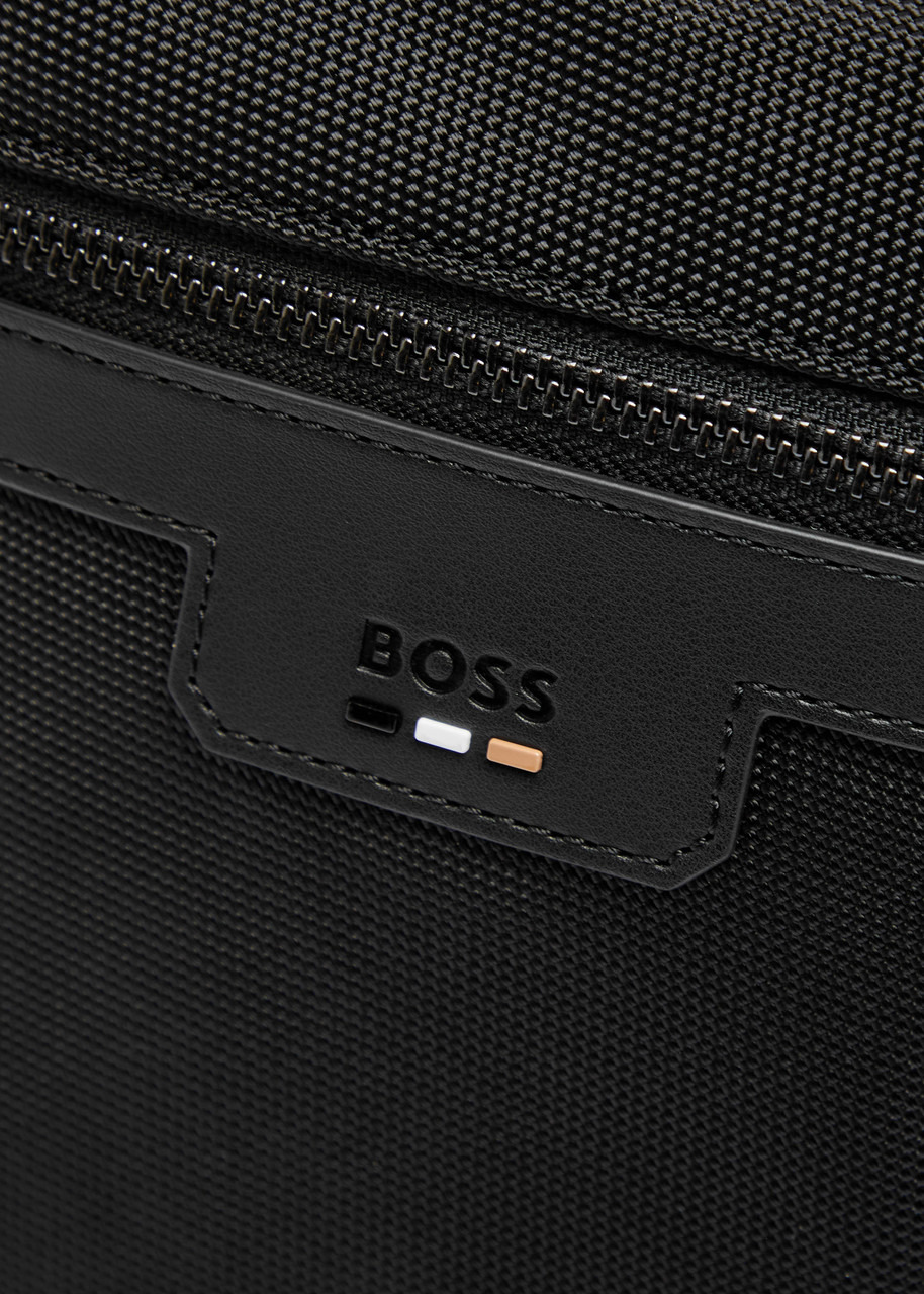 Boss Logo Woven Shell Cross-body bag - 3