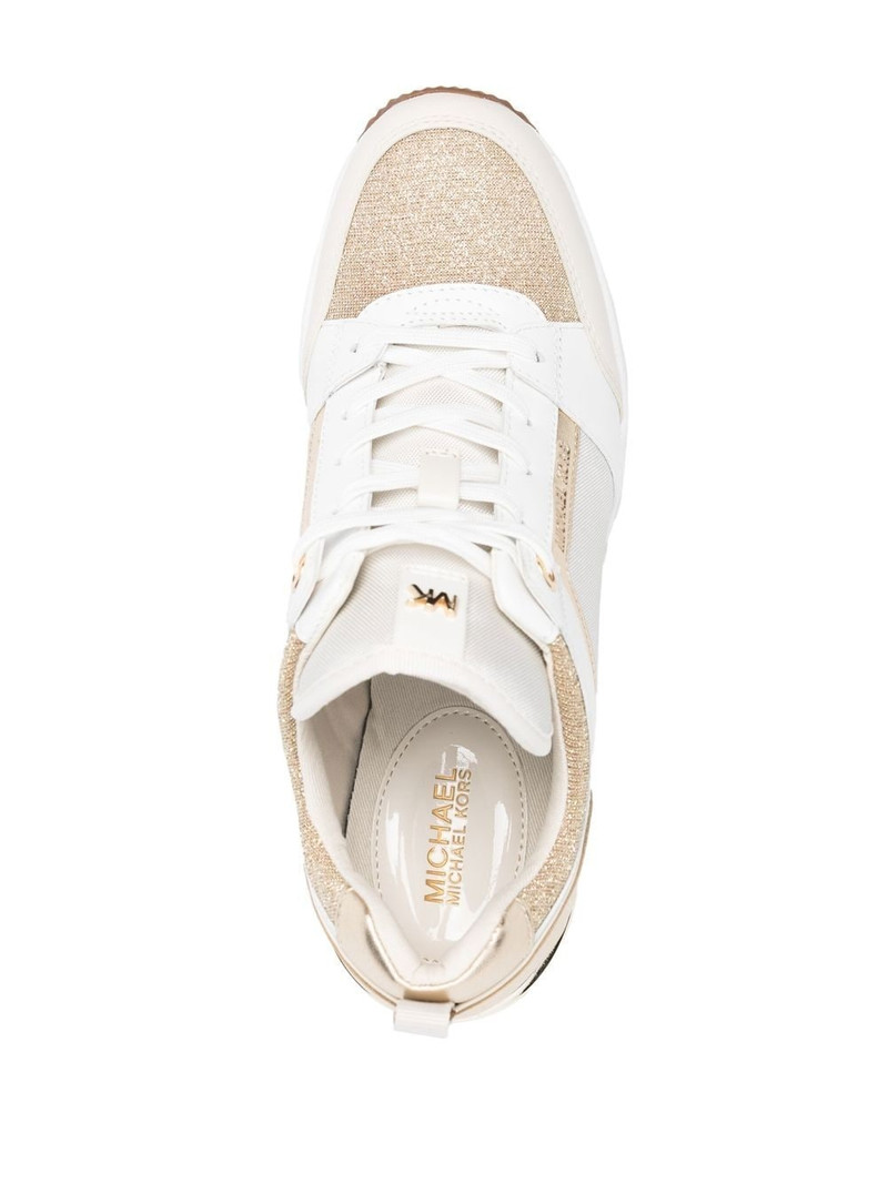 wedge-heel lace-up sneakers 4