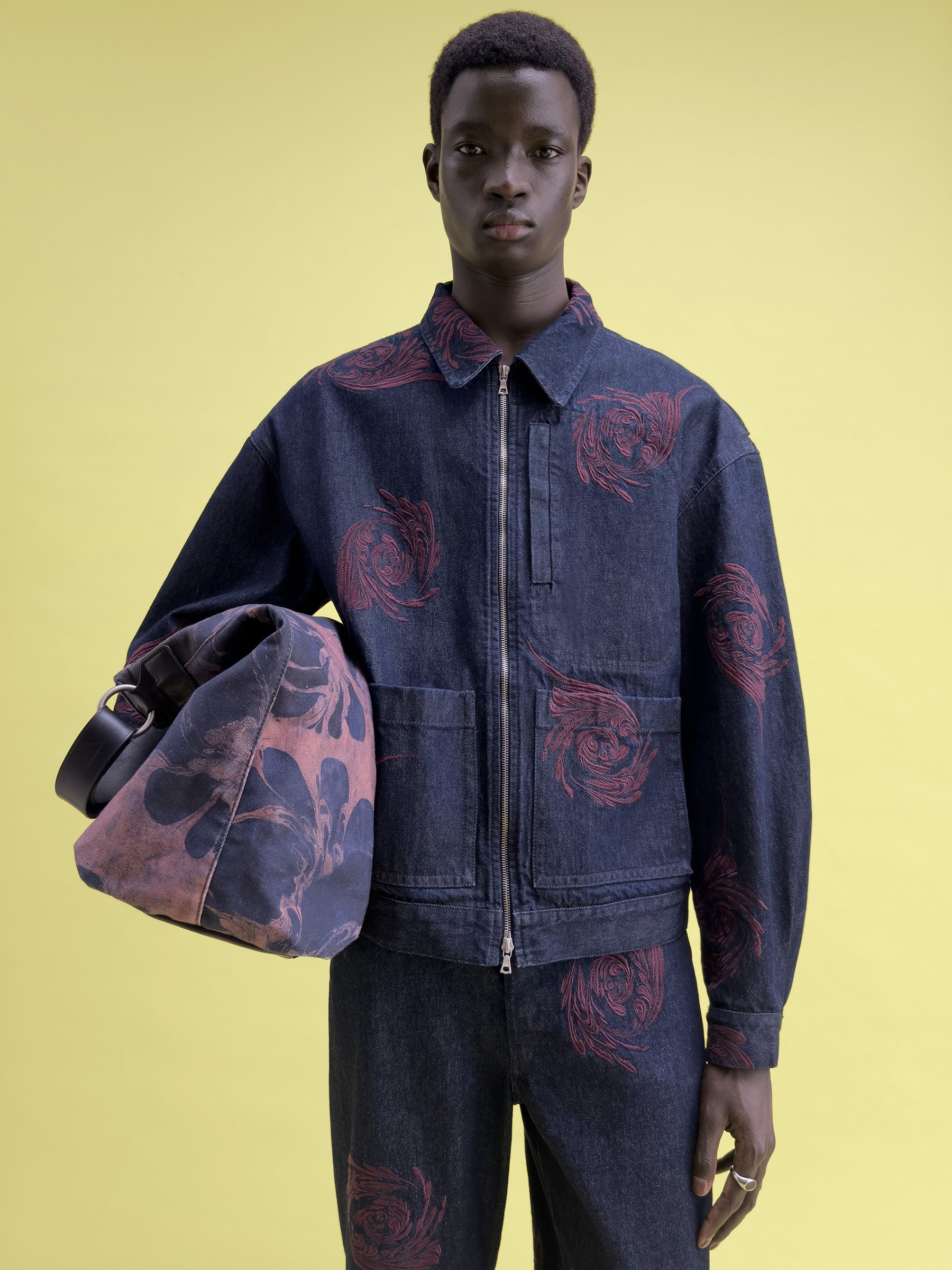 EMBROIDERED DENIM JACKET - 4