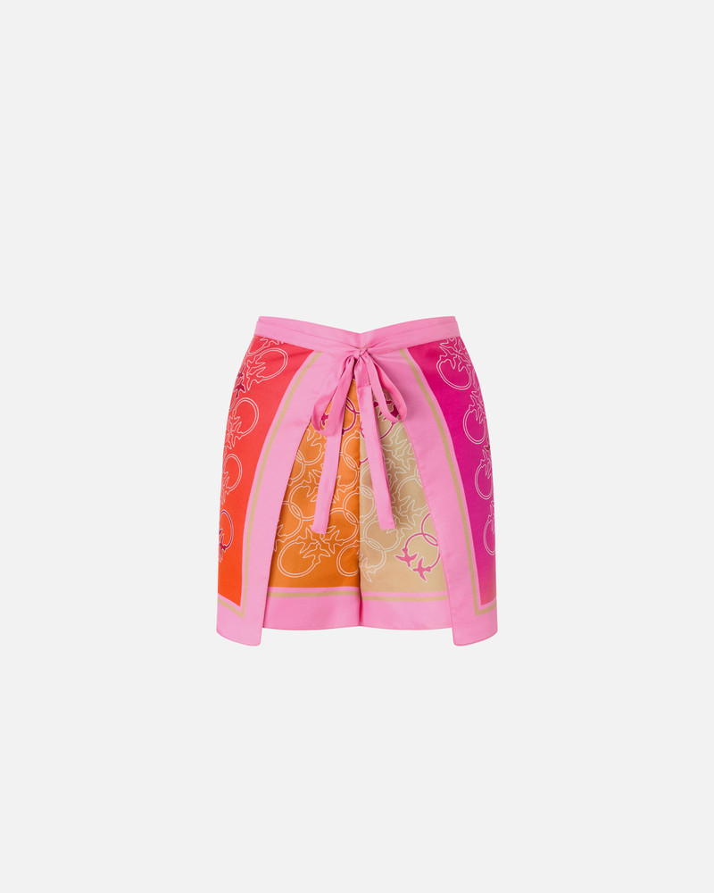 PAREO SHORTS WITH LOVE BIRDS LOGO 1