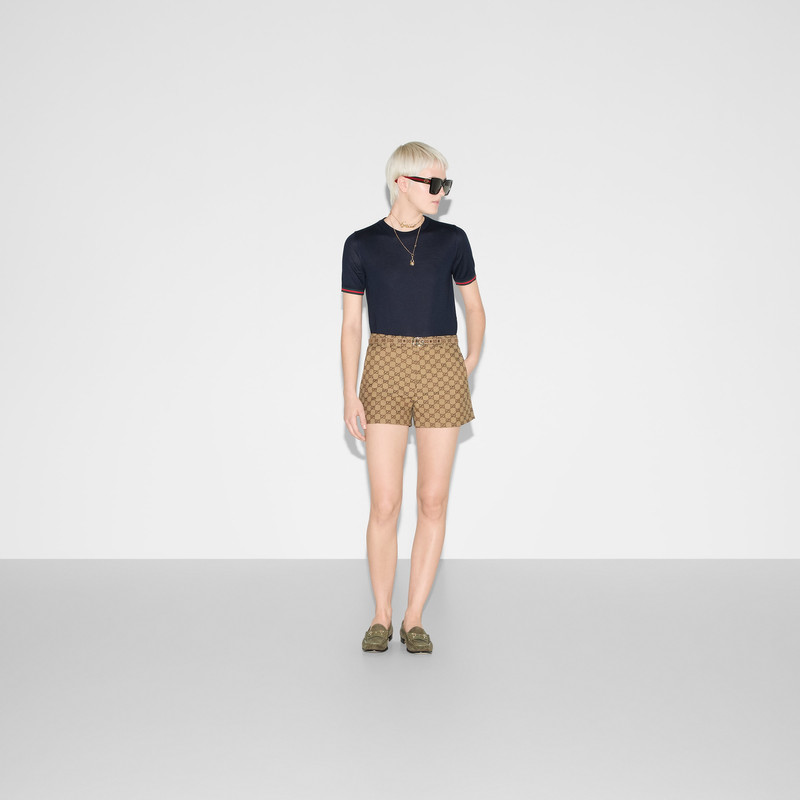 GUCCI Extra fine cashmere silk top outlook