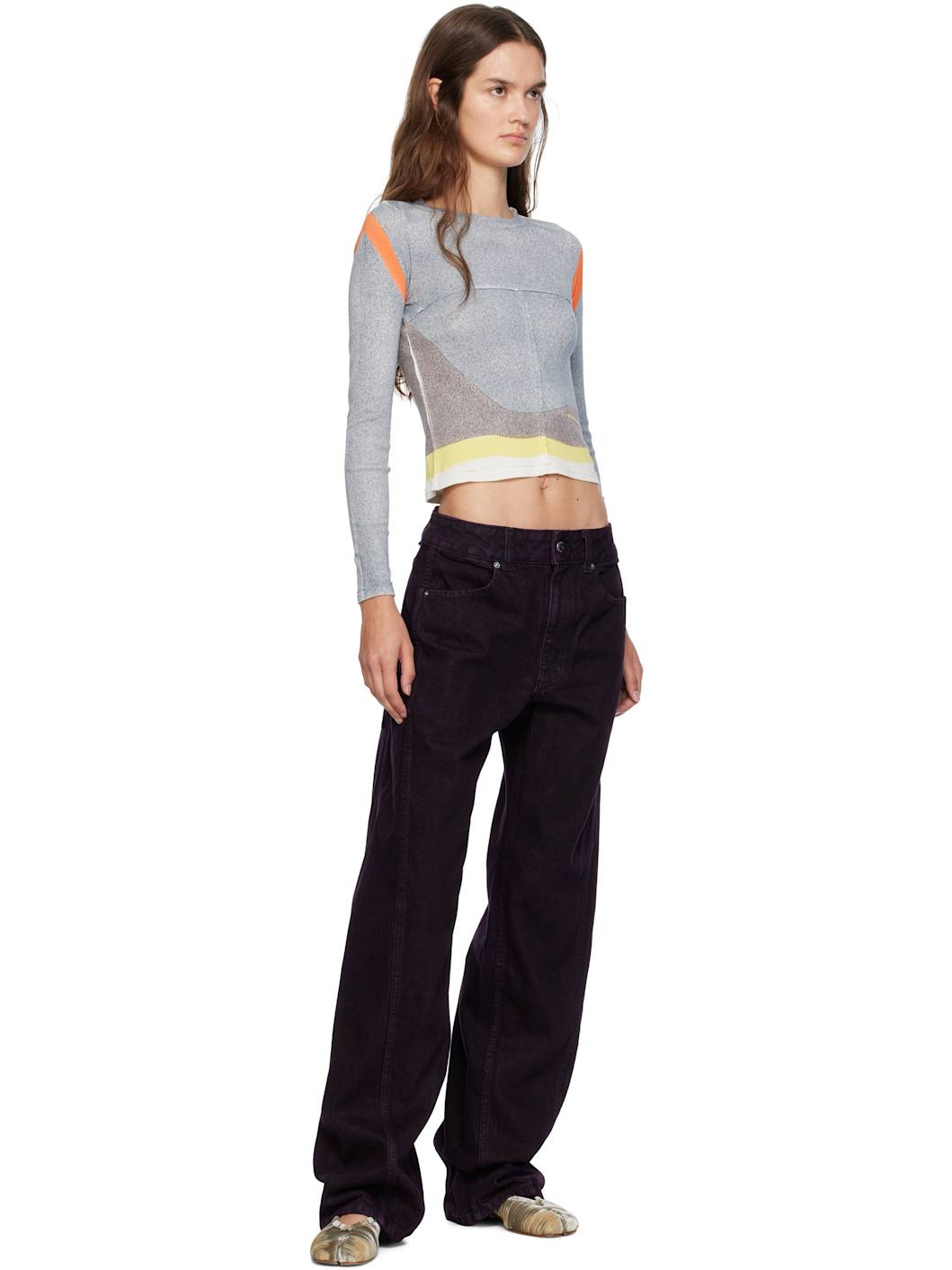 Multicolor Lapped Baby Crewneck T-shirt - 4