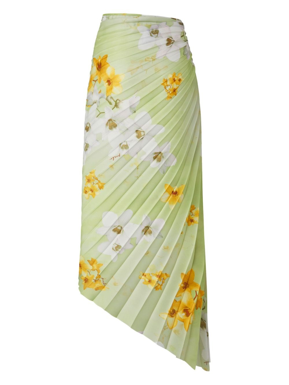 floral-print midi skirt - 2
