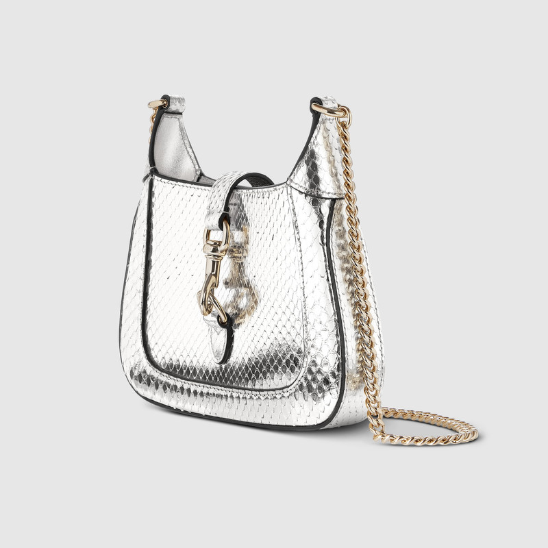 GUCCI Gucci Jackie Notte mini python bag outlook