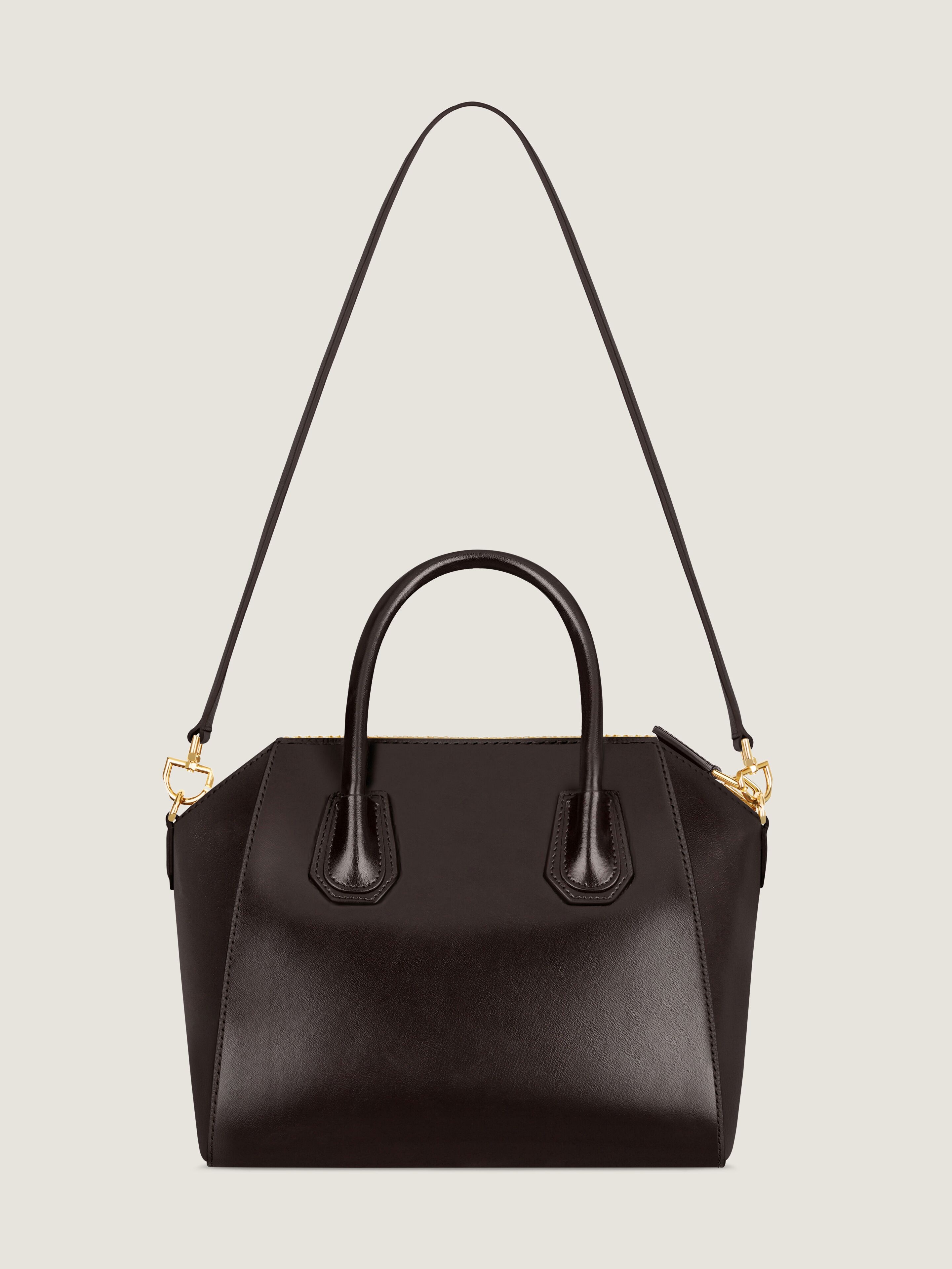 SMALL ANTIGONA BAG IN BOX LEATHER - 3