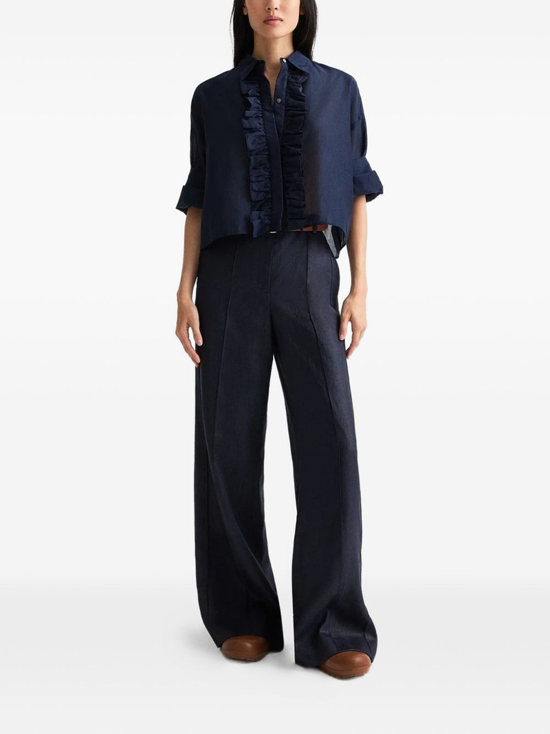 TWP Bond St pleated trousers outlook