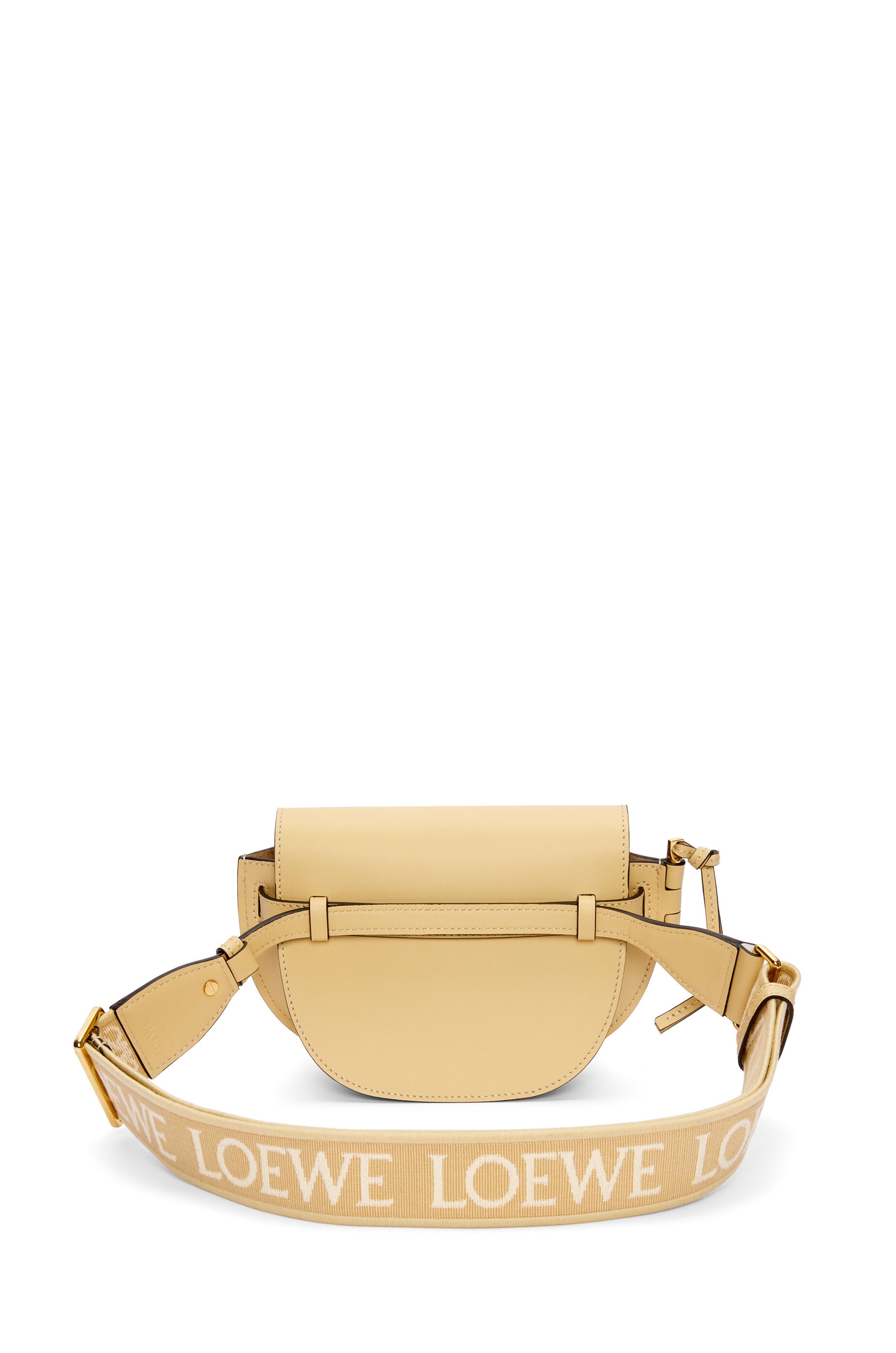Mini Gate Dual bag in soft calfskin and jacquard - 4