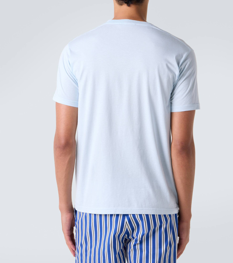 Cotton and silk jersey T-shirt 4