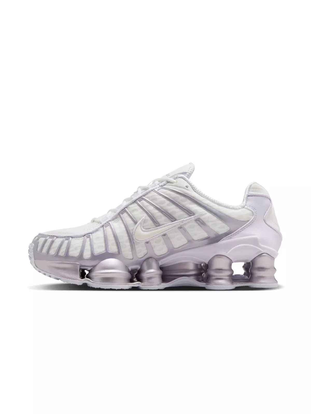 Shox TL "Summit White/Sail/Barely Grape" Women's Shoe - 4