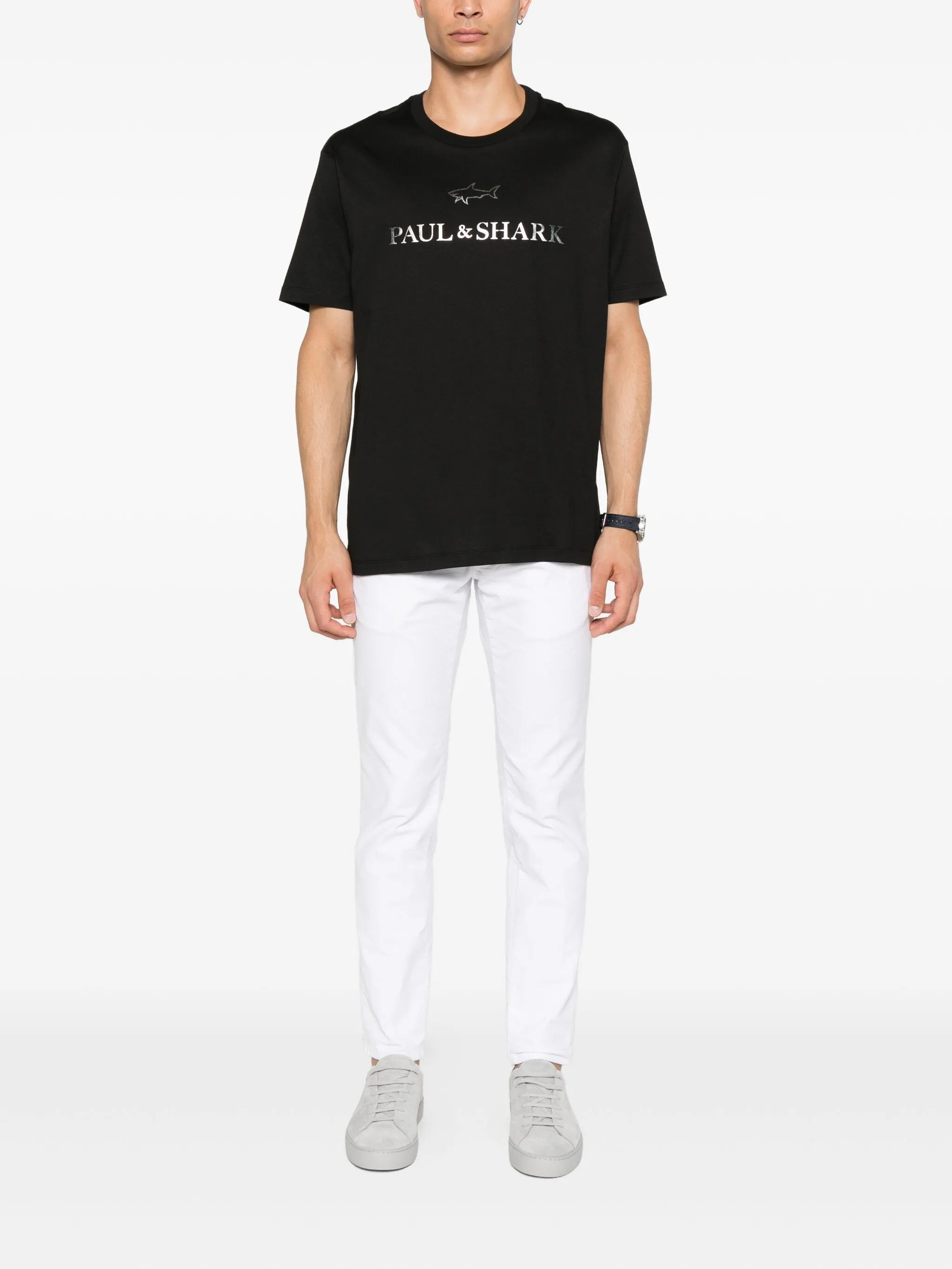 Paul & Shark Logo-detailed Cotton T-shirt - 4