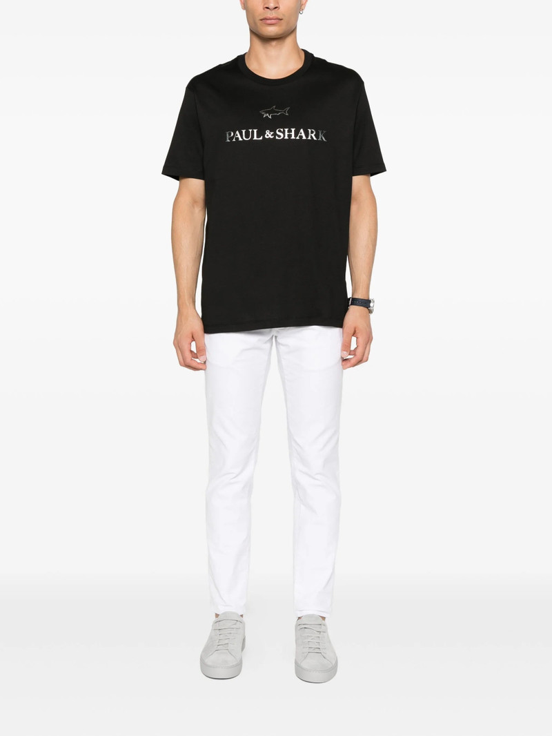 Paul & Shark Logo-detailed Cotton T-shirt 4