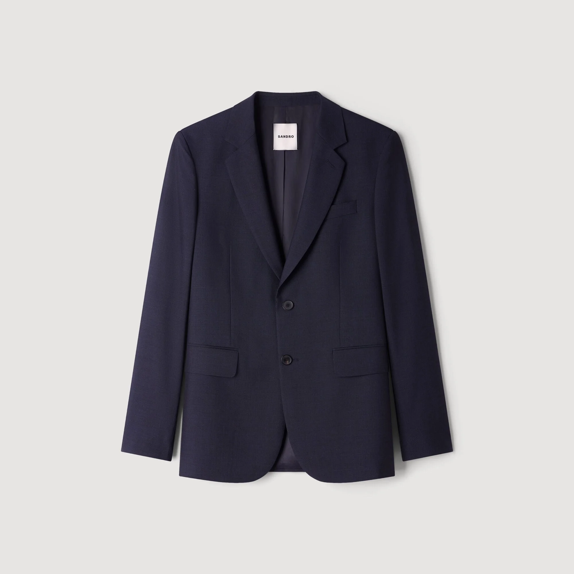 VIRGIN WOOL SUIT JACKET - 1