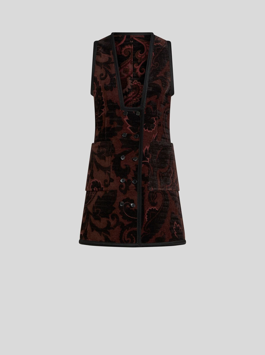 REVERSIBLE JACQUARD WAISTCOAT - 2