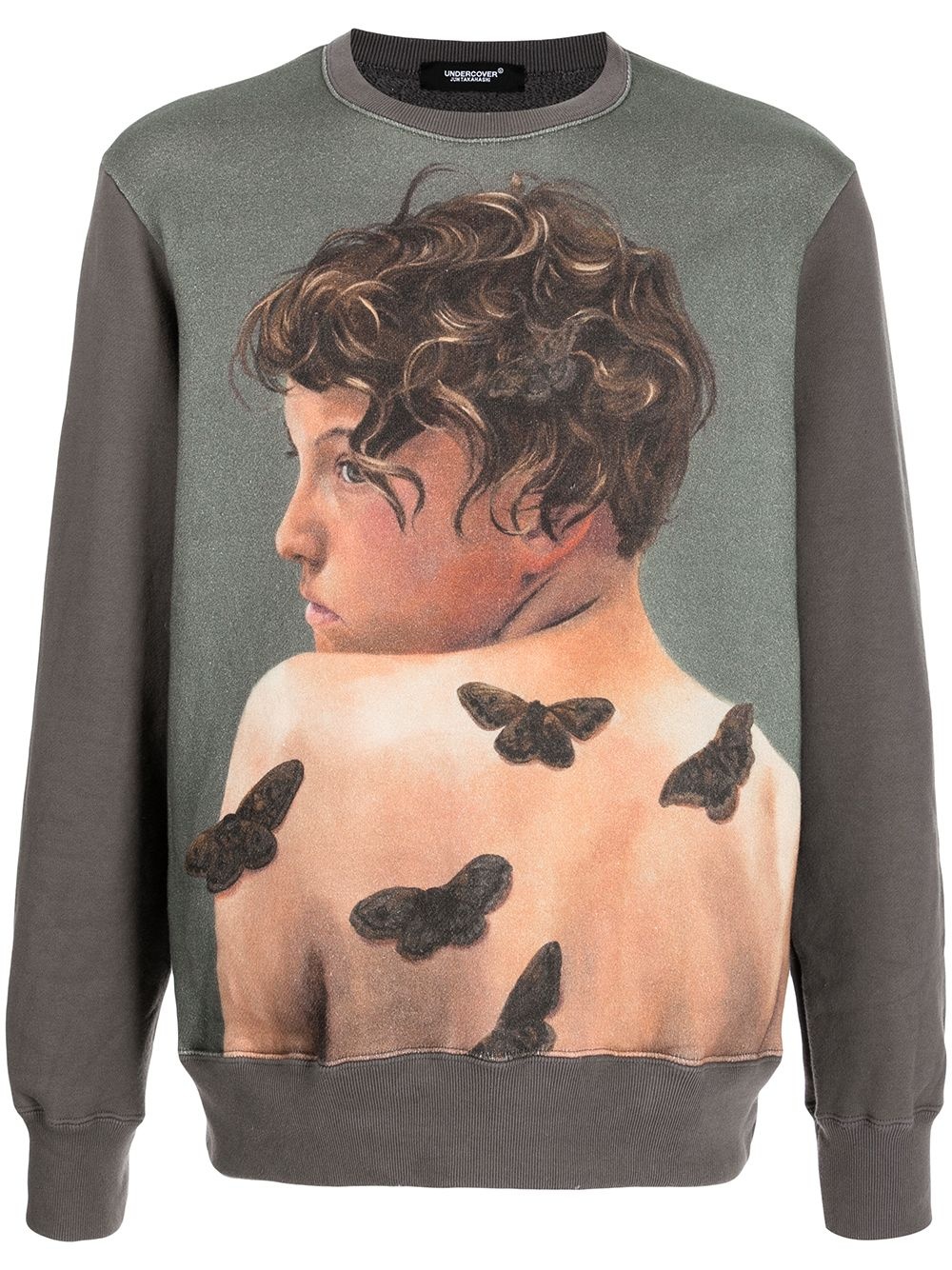 graphic-print cotton sweatshirt - 1