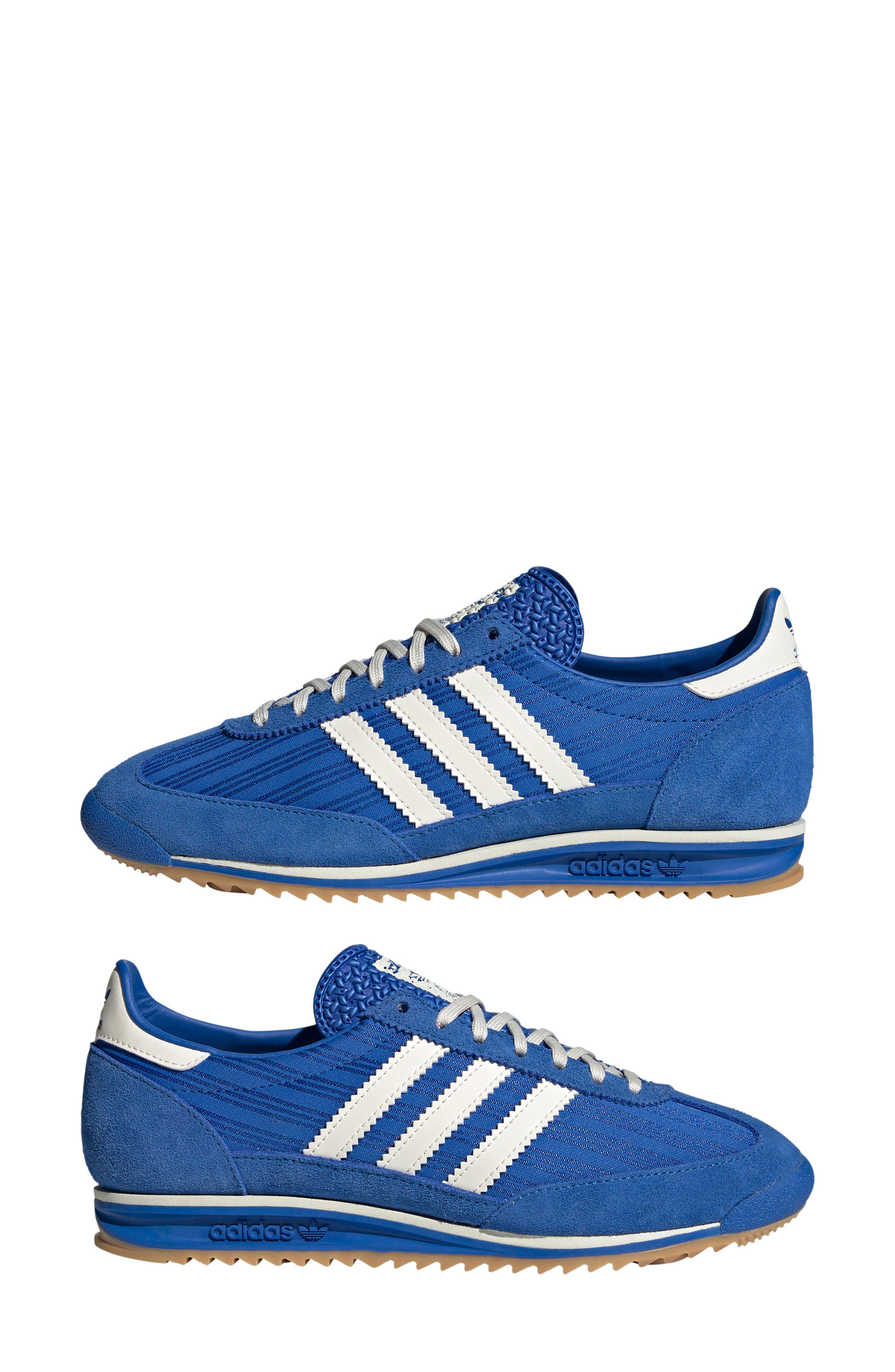 adidas SL 72 Sneaker in Blue/Cream White/Gum at Nordstrom - 7