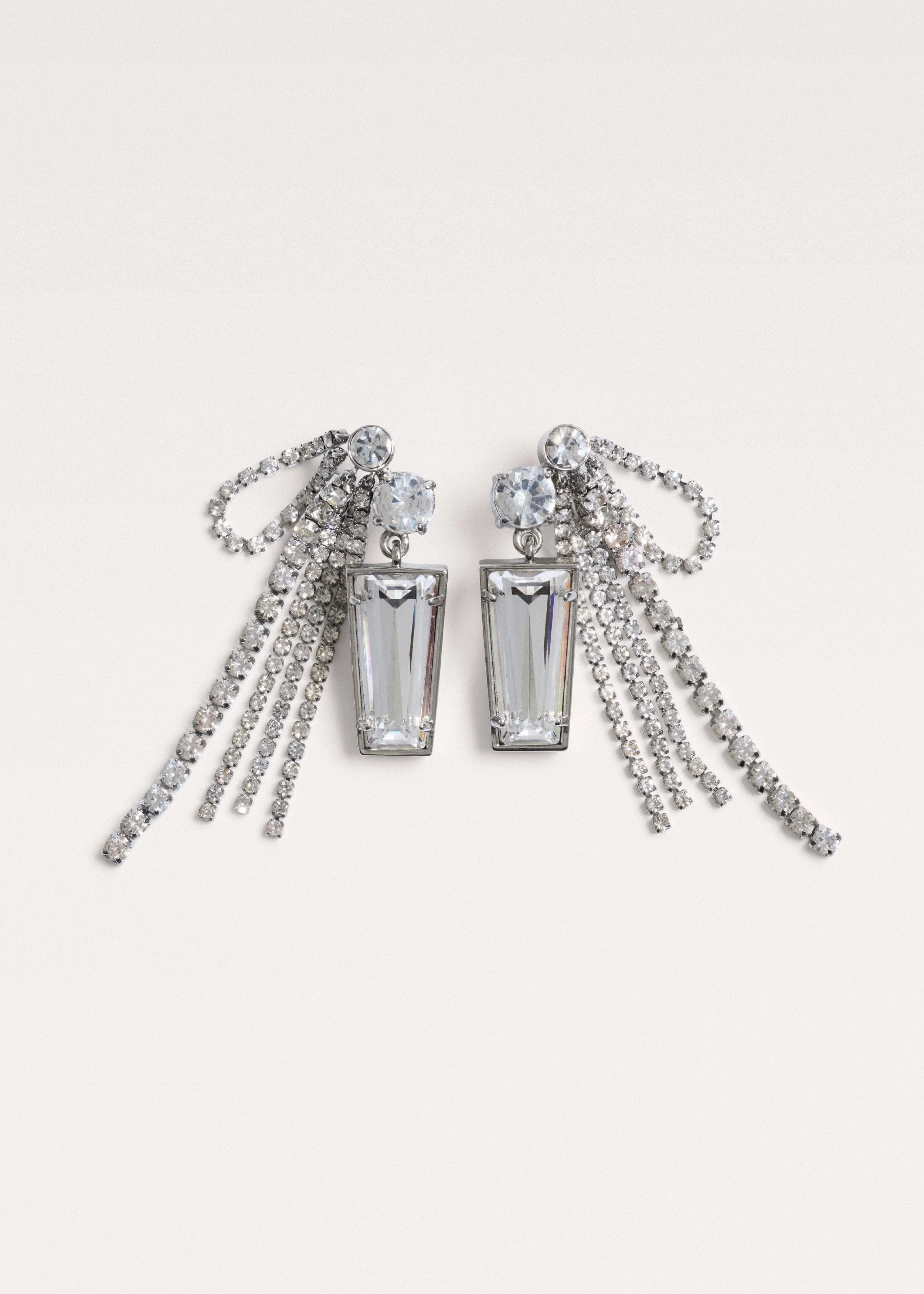 Crystal Cluster Earrings - 1