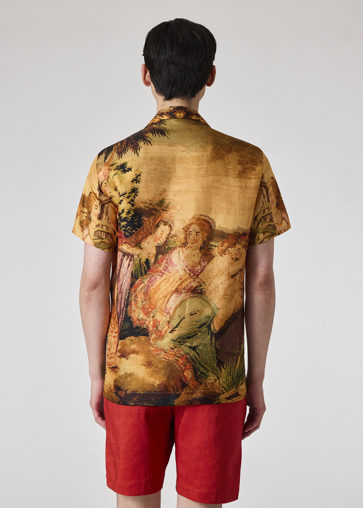 Daniel Hanson For Paul Smith - Tapestry Print Silk Pyjama Shirt - 5
