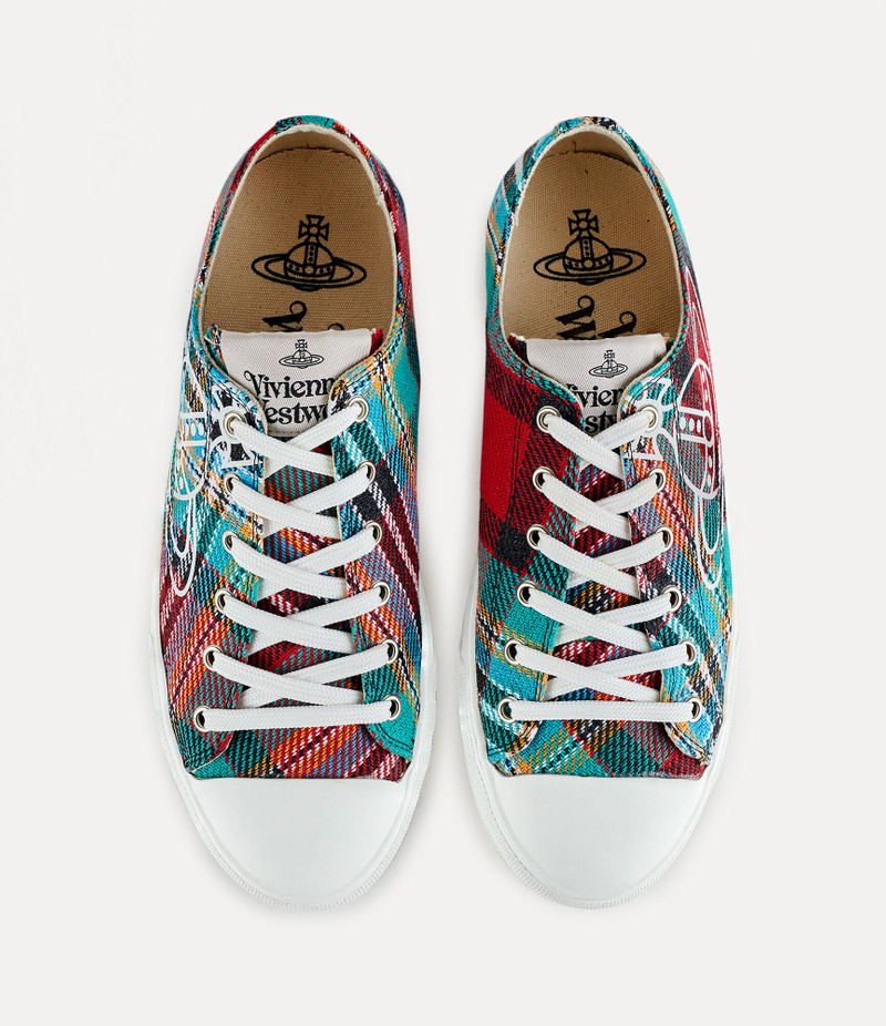 PLIMSOLL LOW TOP TARTAN 6