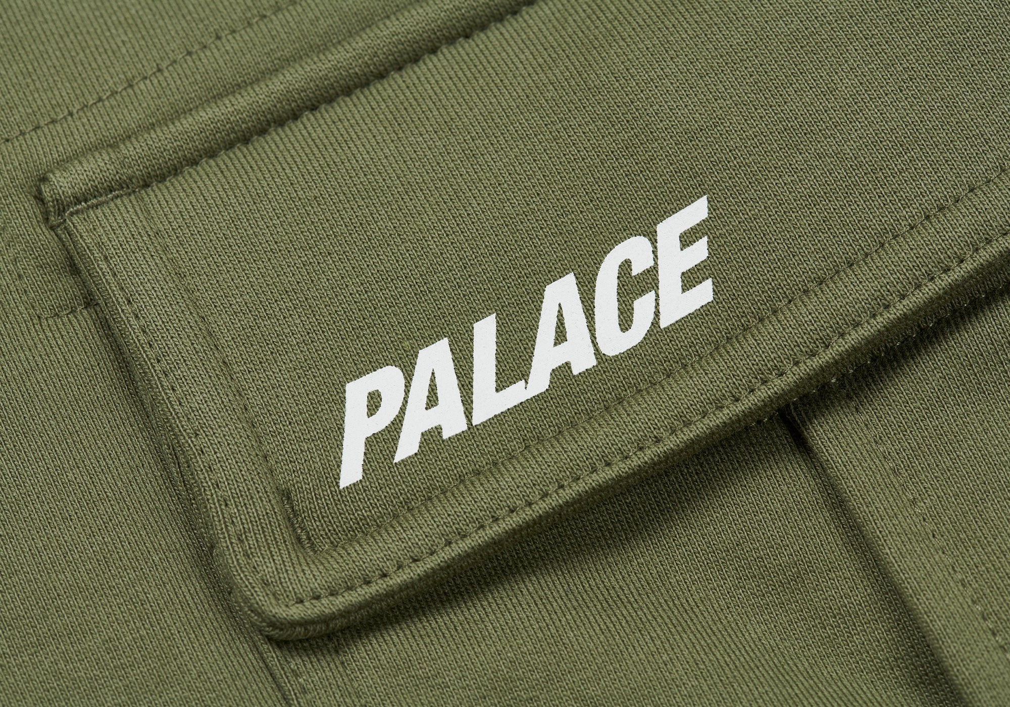 CARGO SWEAT SHORTS OLIVE - 3