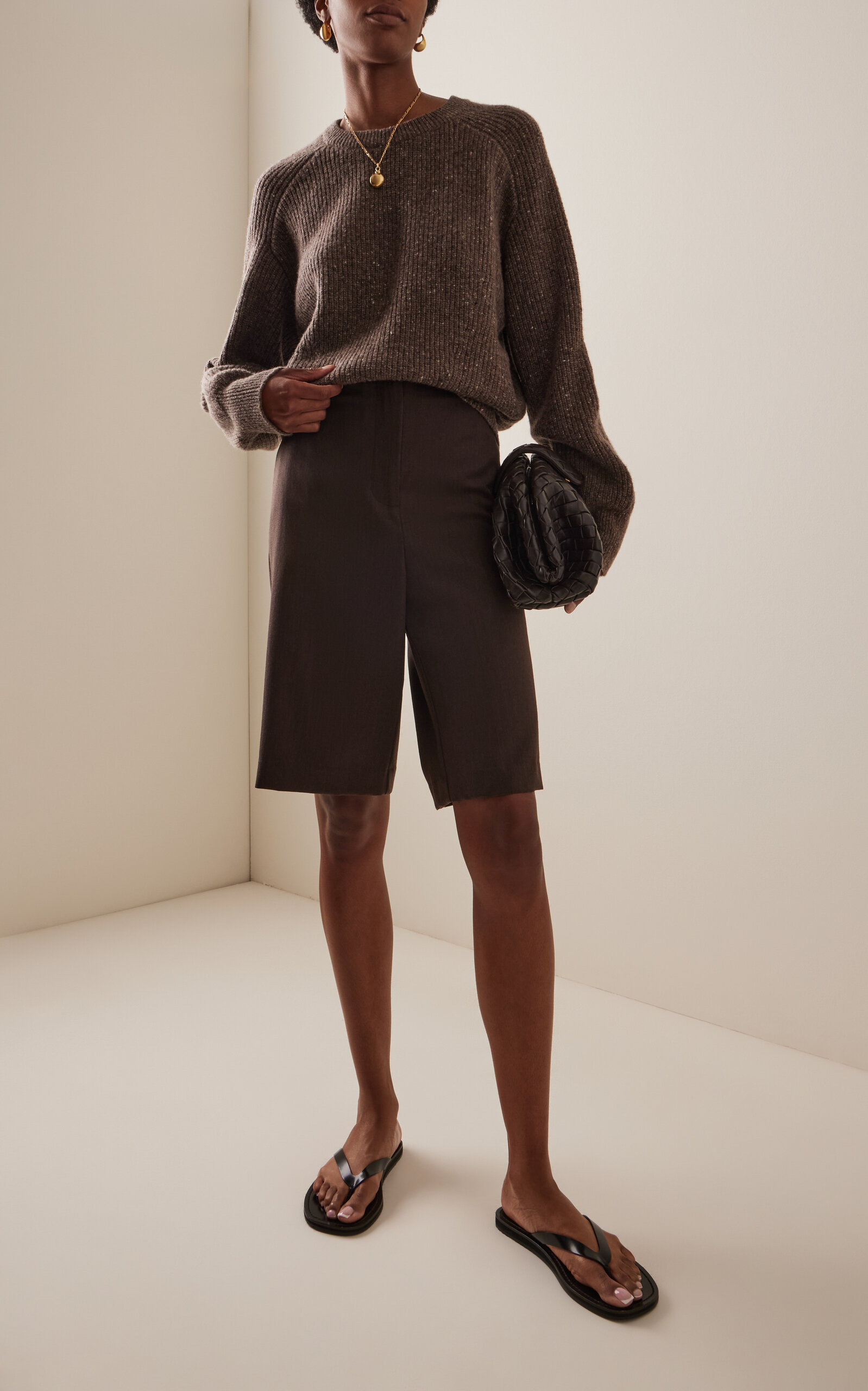 Florence Cinch Wool Sweater brown - 2