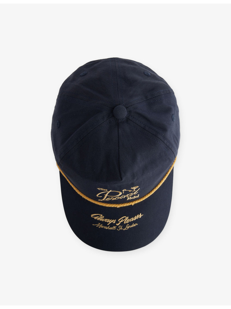 Kingsley Embroidered Cotton-Blend Truck Cap 4