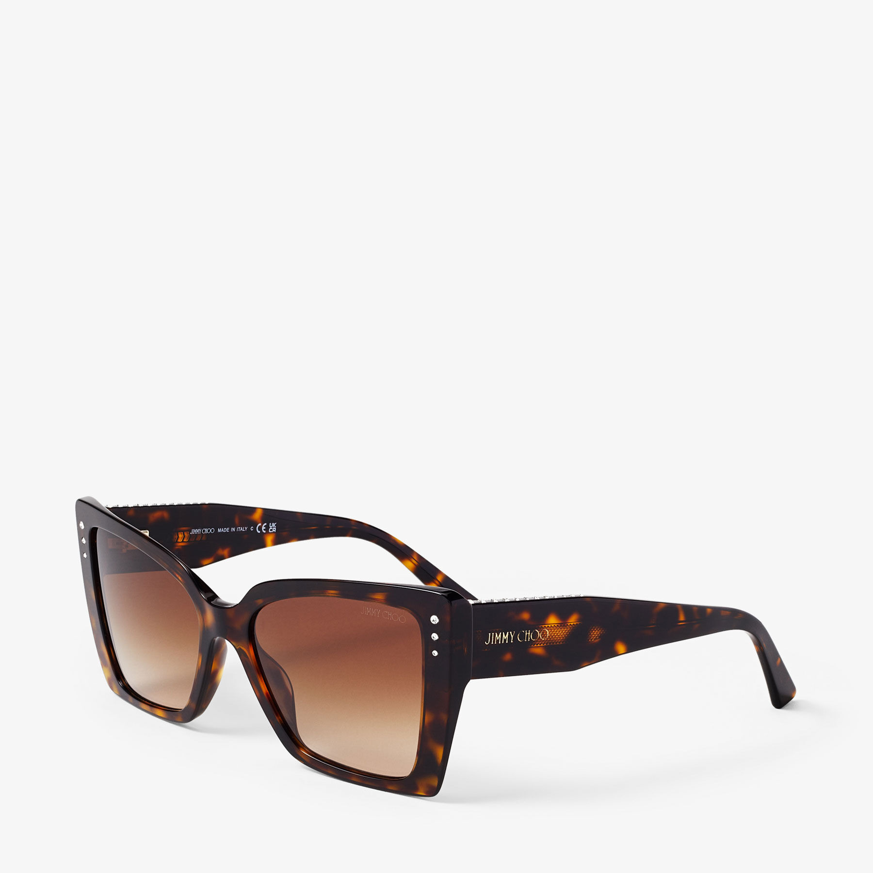 Lorea
Brown Havana Butterfly Frame Sunglasses - 2